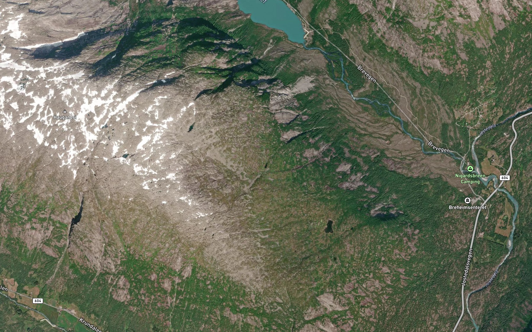 Satellite map of the Svarteloken