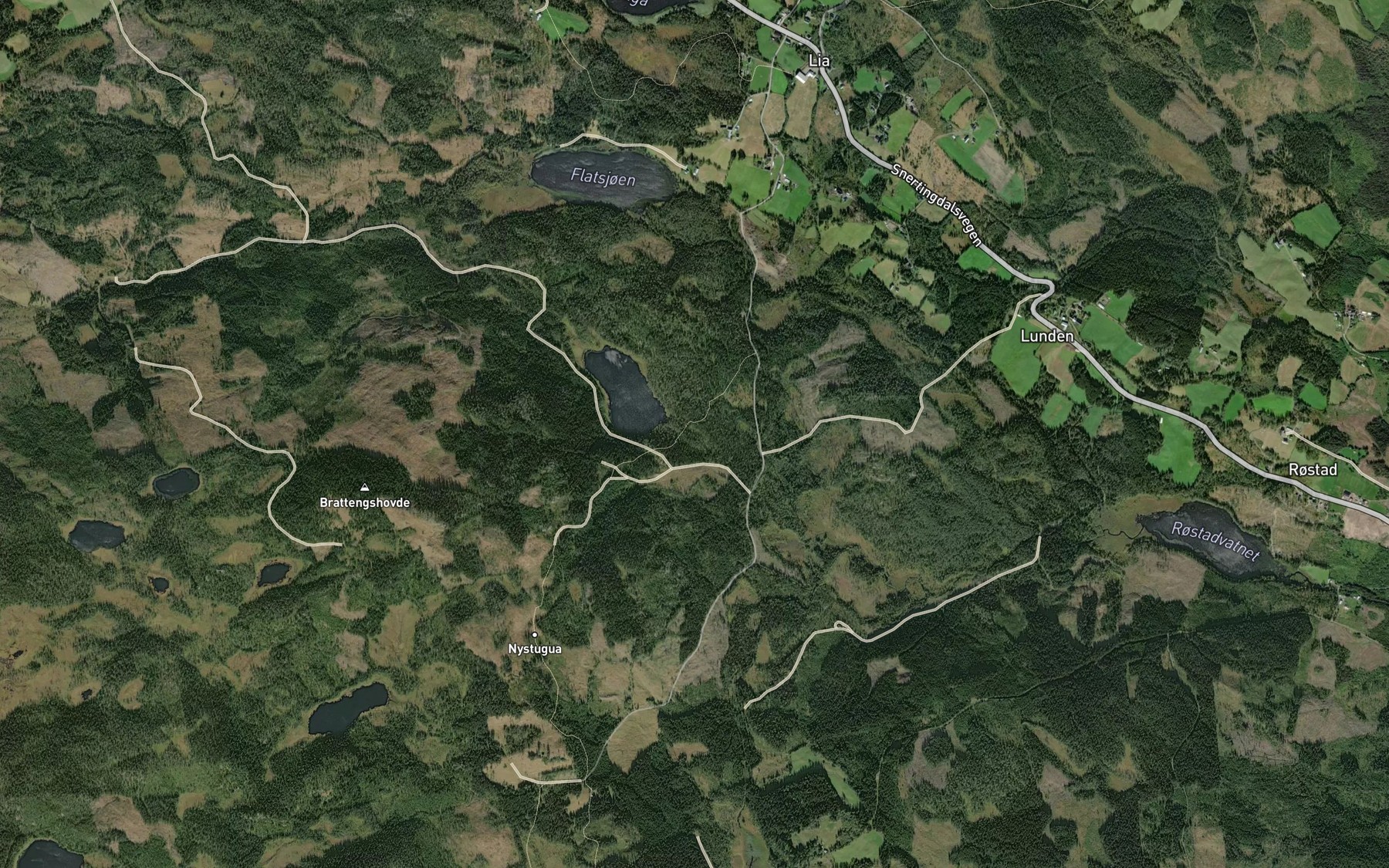 Satellite map of the Lonkebekken