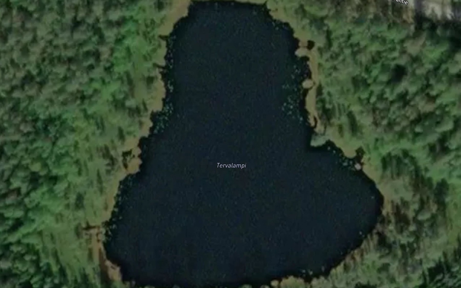 Satellite map of the Tervalampi