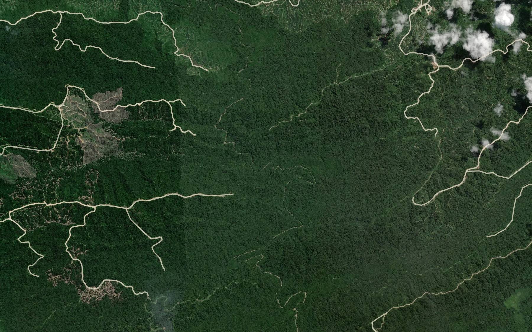 Satellite map of the Sungai Sulau