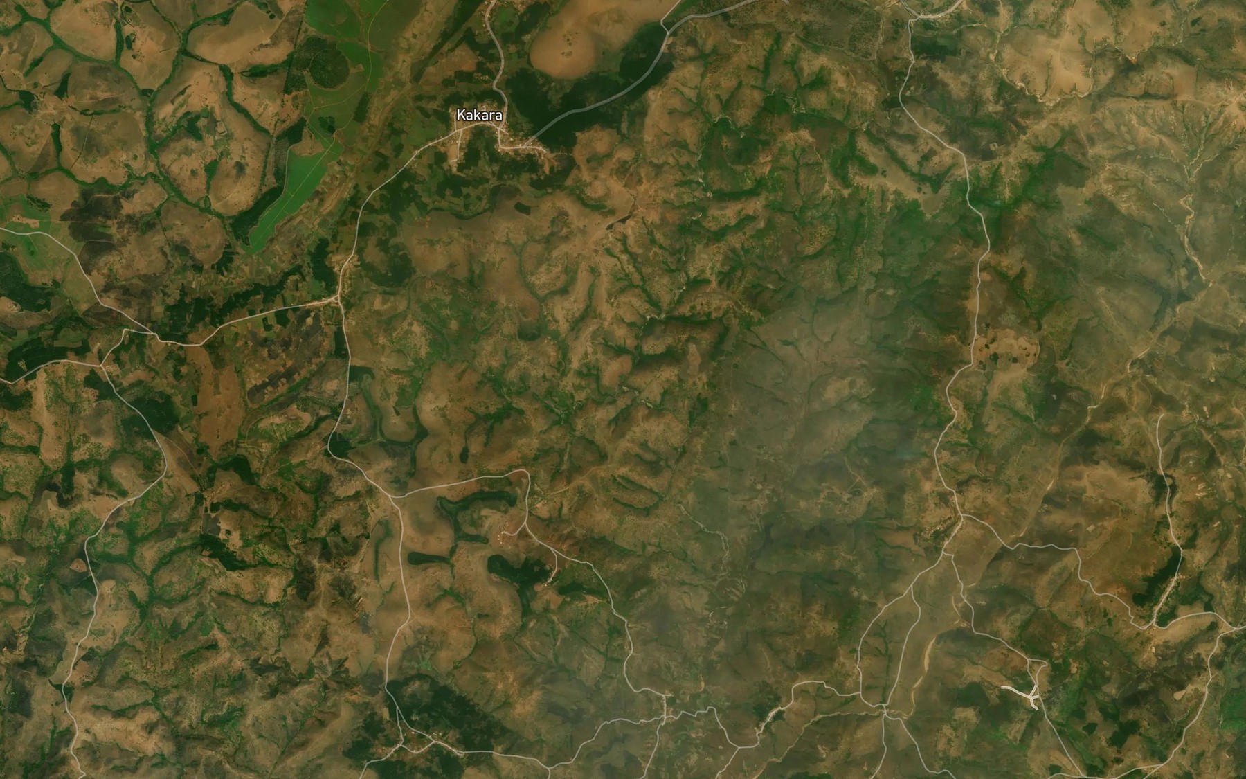 Satellite map of the Kinda