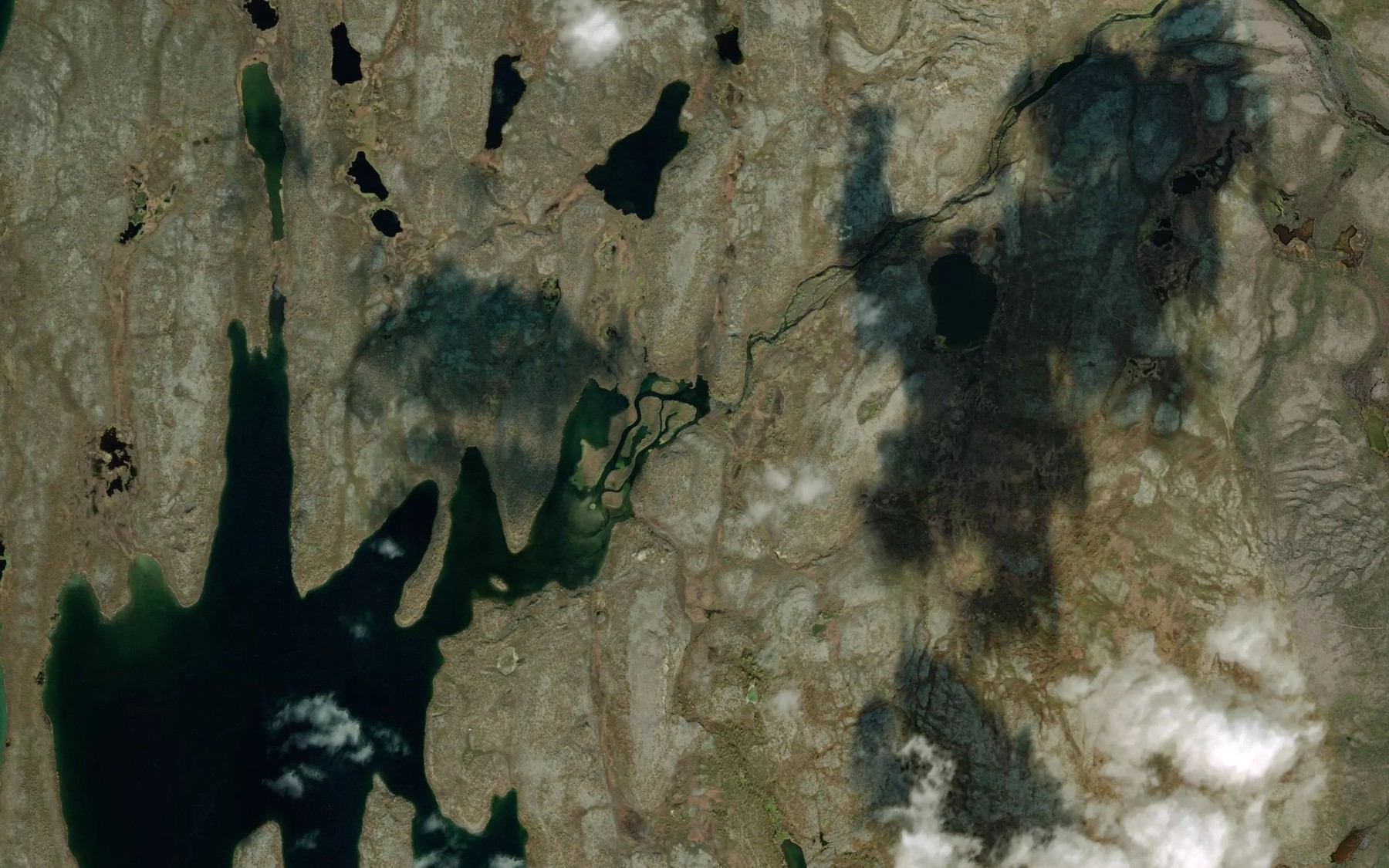 Satellite map of the Likcajohka