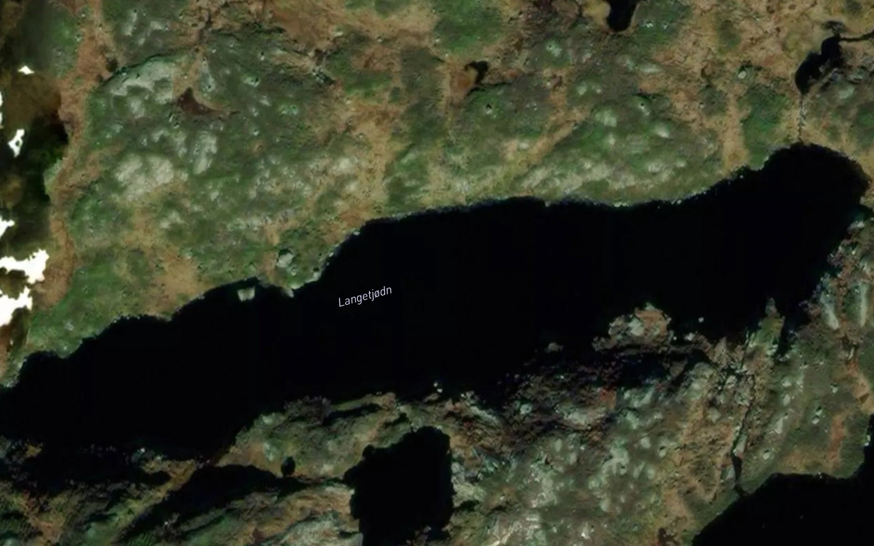 Satellite map of the Langetjodn