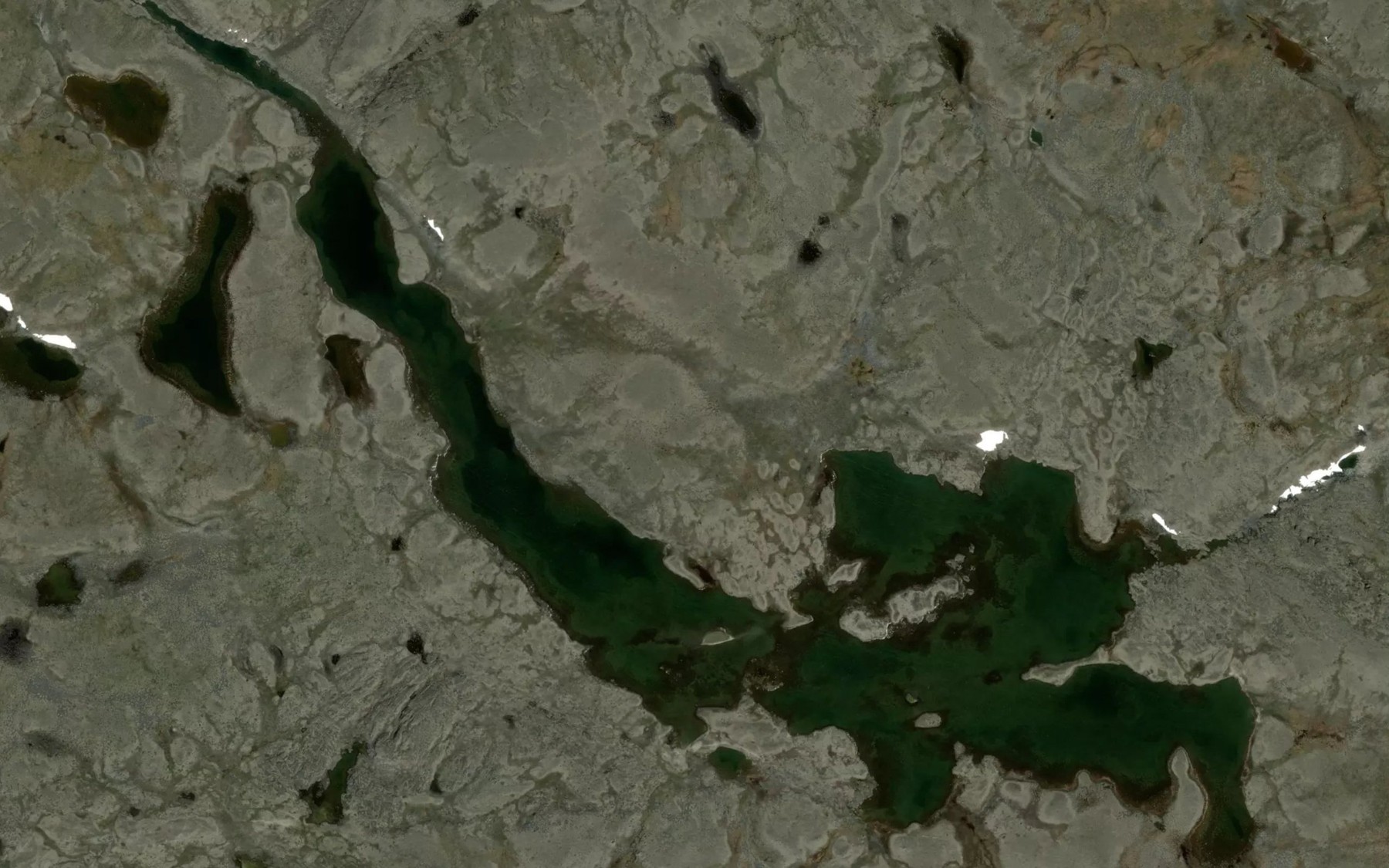 Satellite map of the Lac Majuriarjuaq Qamaninga