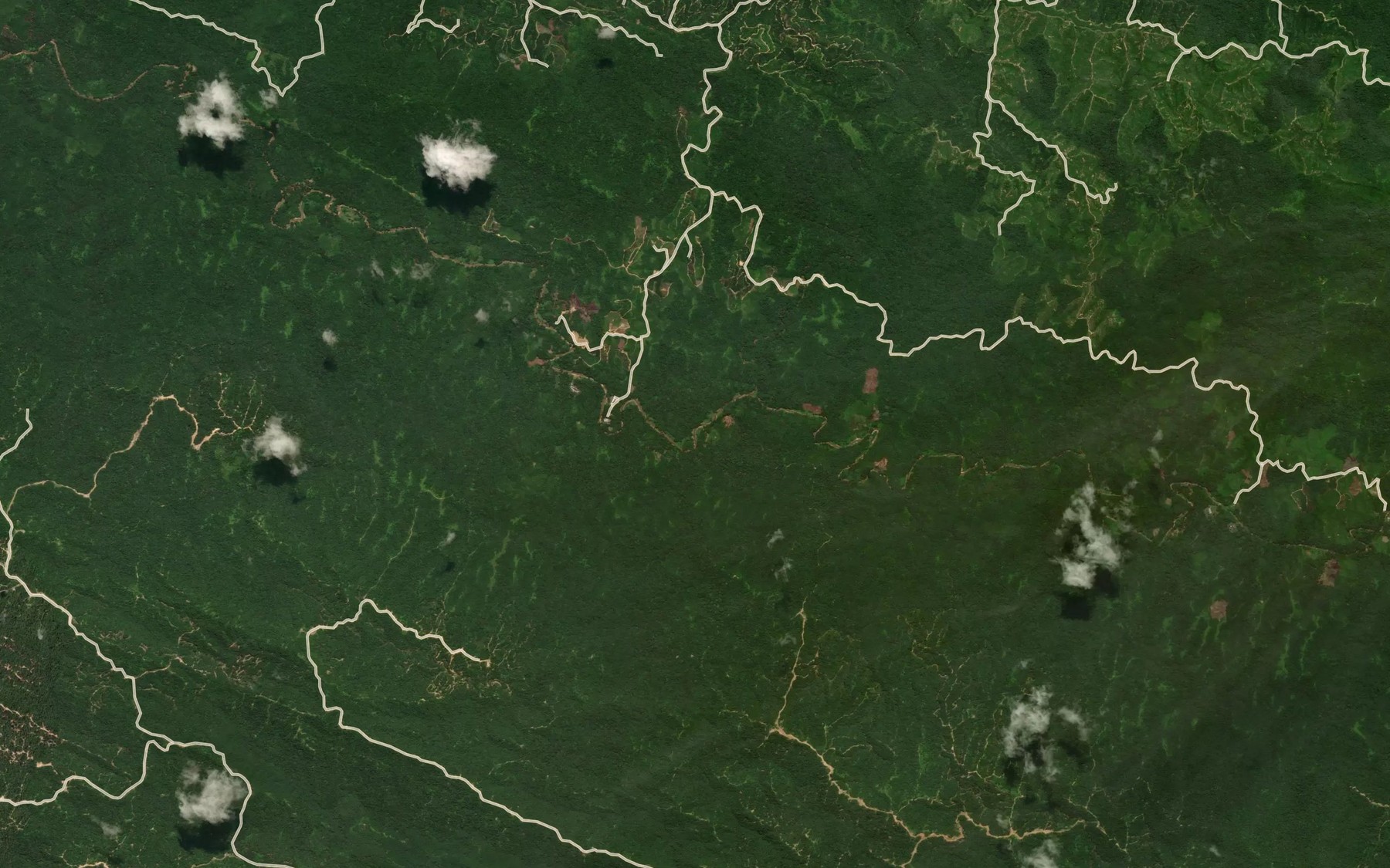 Satellite map of the Sungai Pelupoh