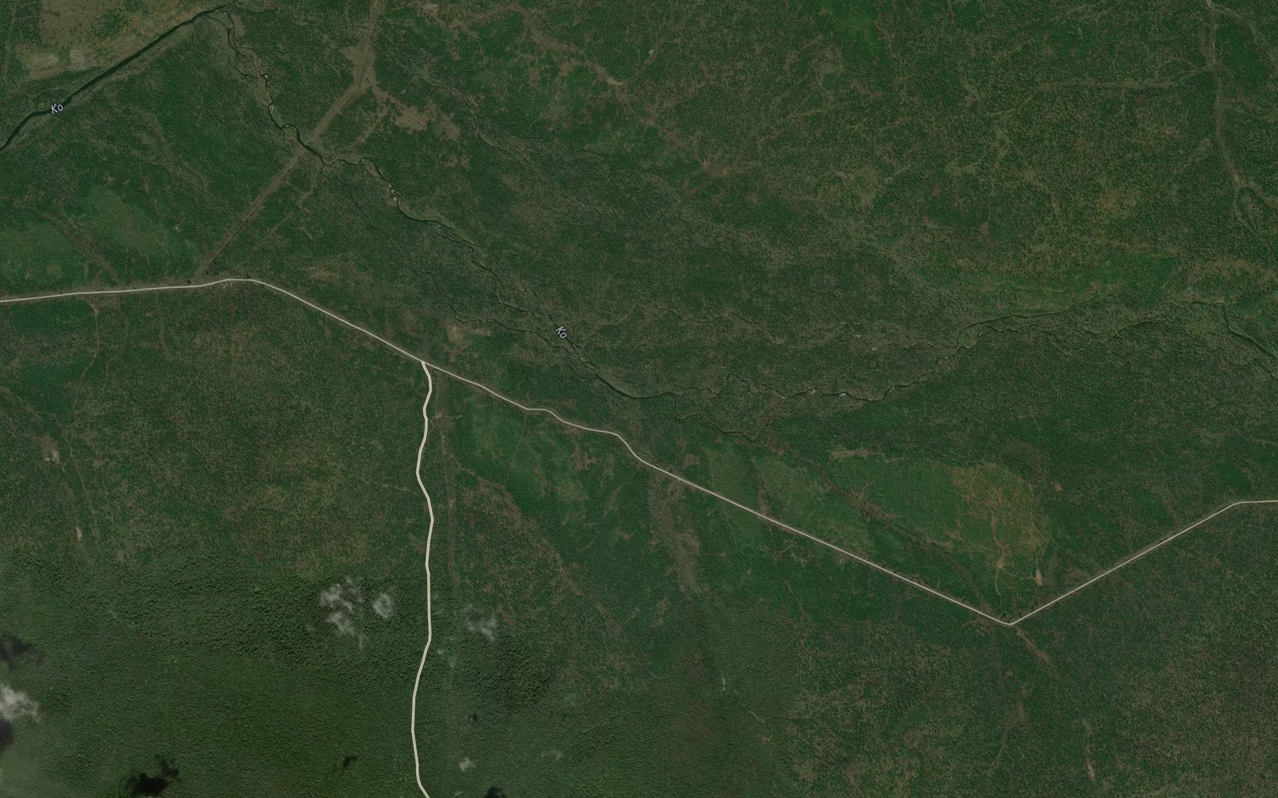 Satellite map of the Lusa-Makchi