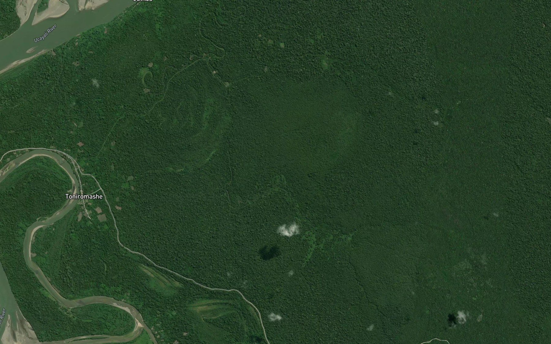Satellite map of the Rio Cumbershato