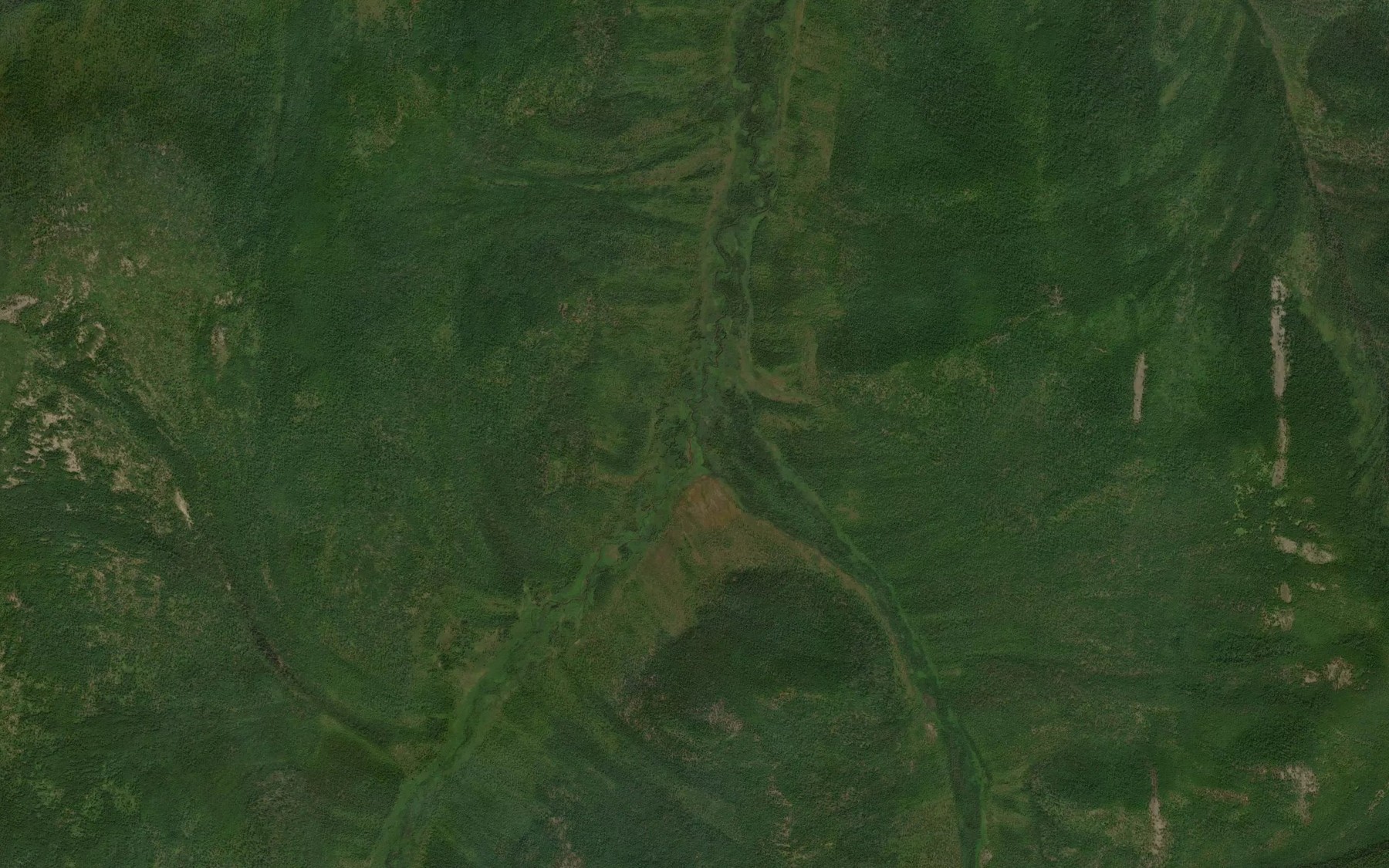 Satellite map of the Levyy Utukachan