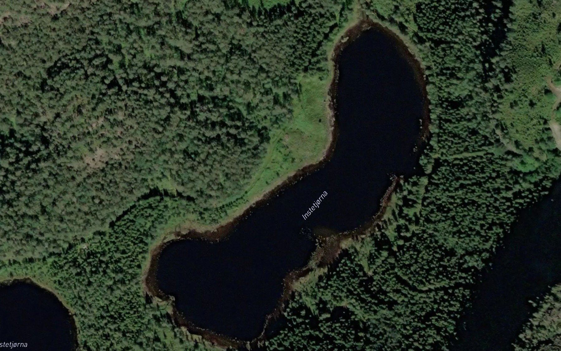Satellite map of the Instetjerna