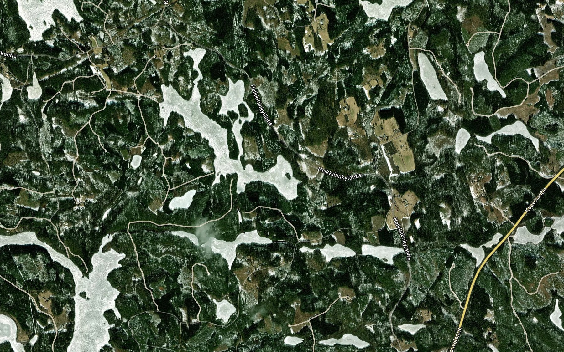 Satellite map of the Heikkilanlahti