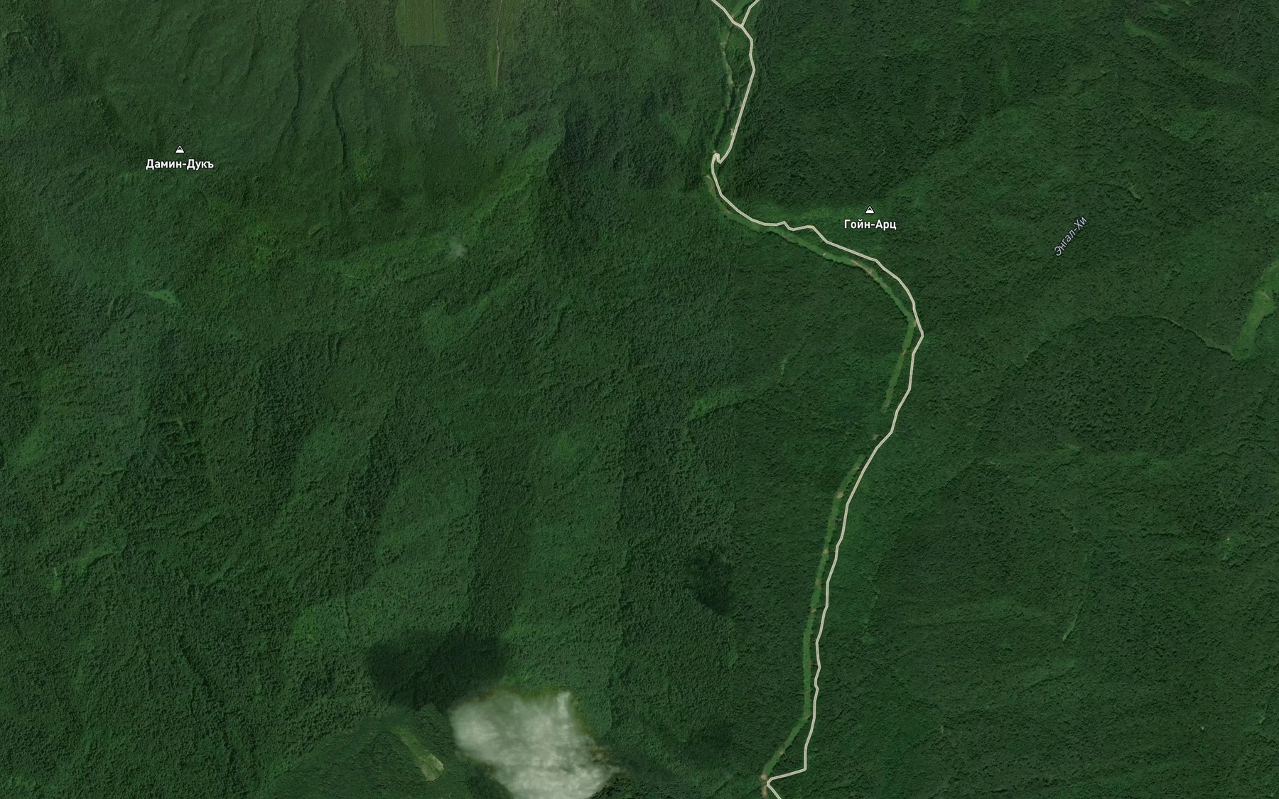 Satellite map of the Gaytan