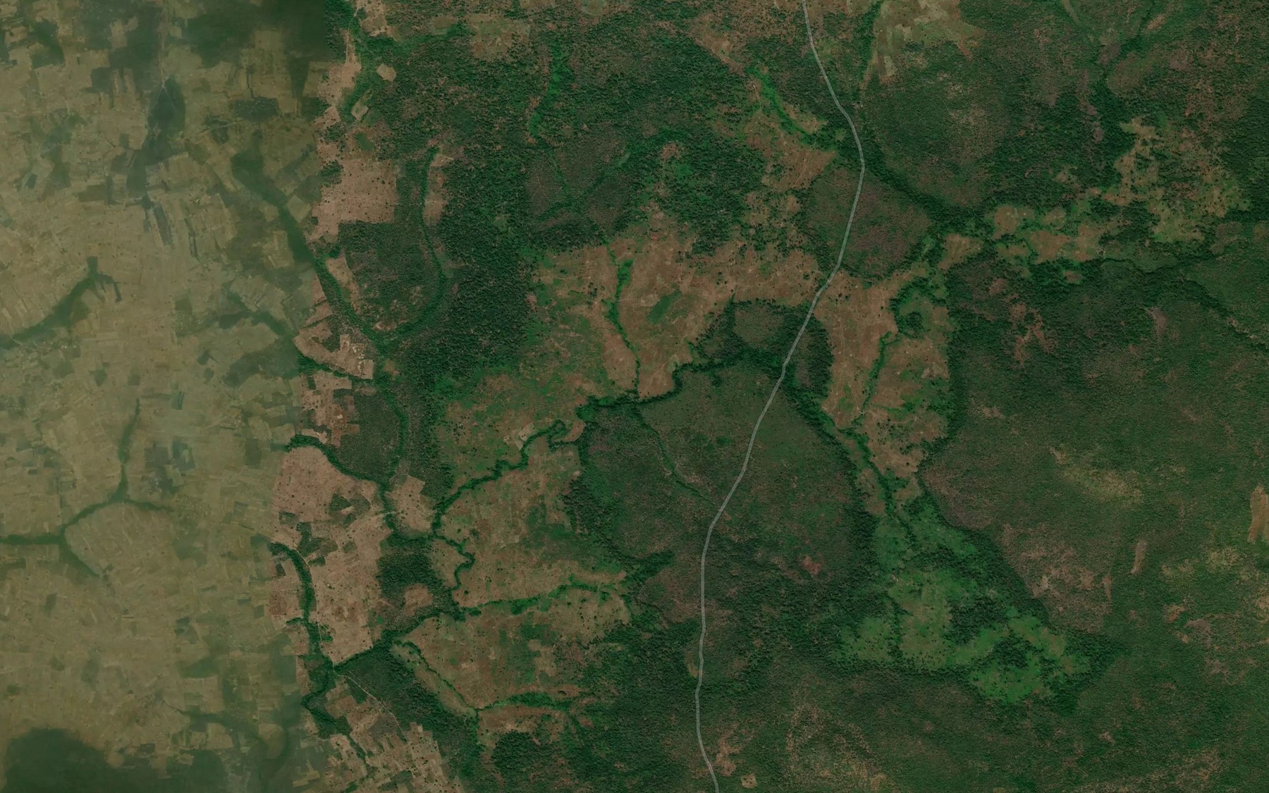 Satellite map of the RiverKuzin