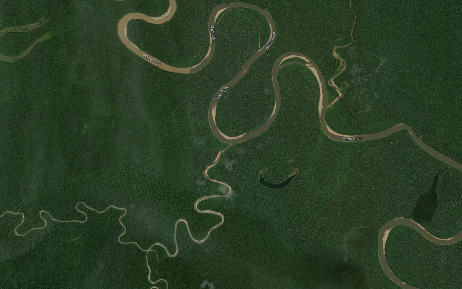 Satellite map of the Rio Panagua