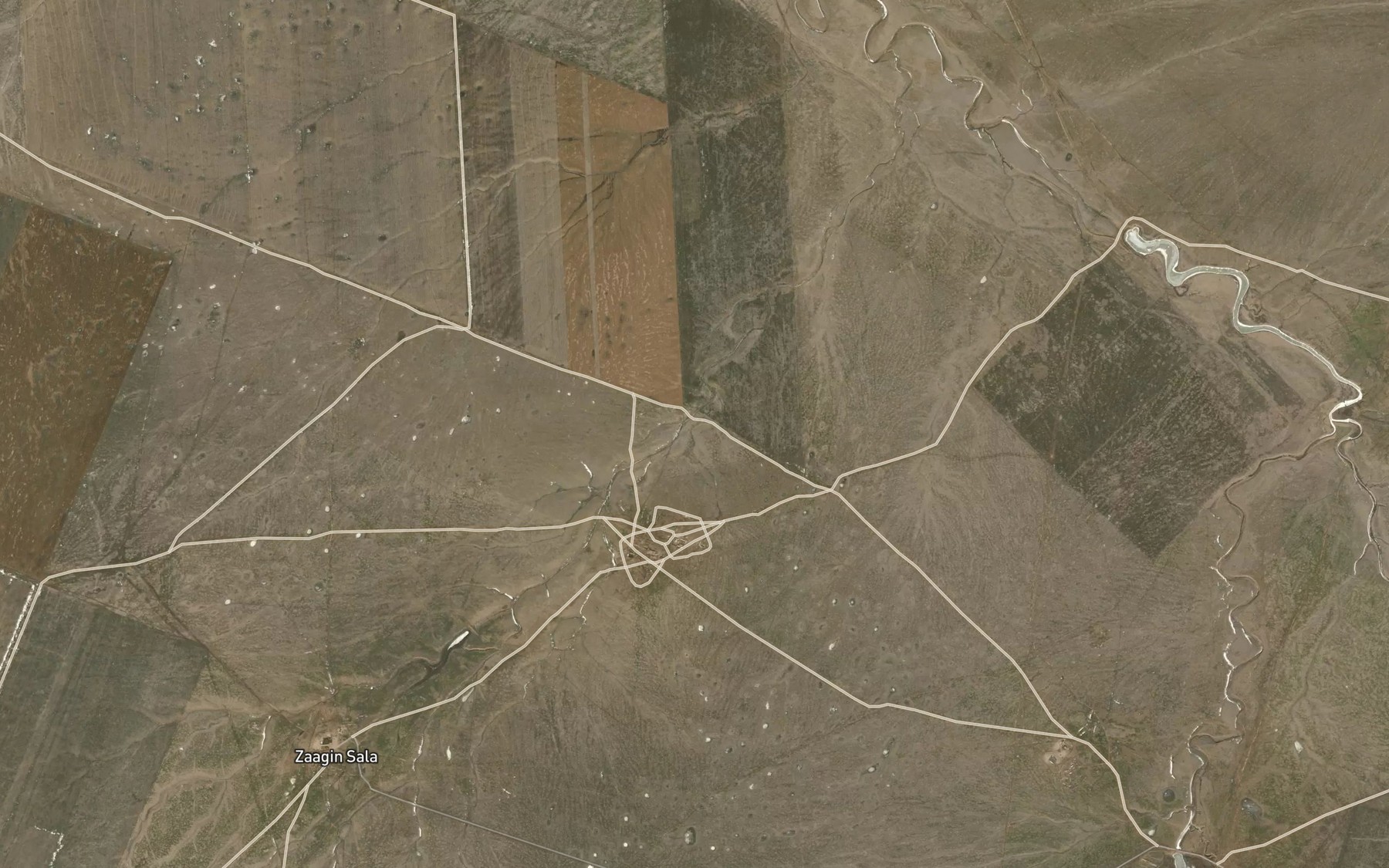 Satellite map of the Balka Tsagan-Sala