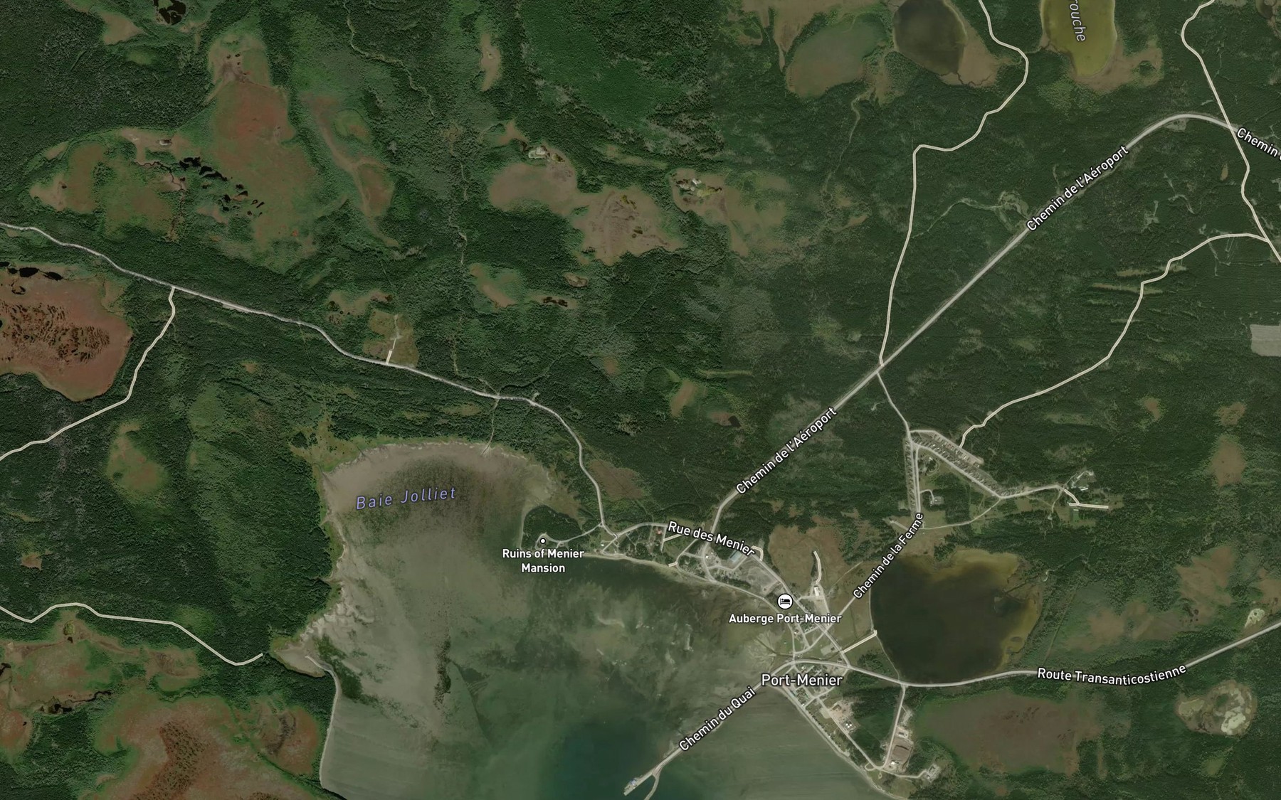 Satellite map of the Ruisseau du Chateau