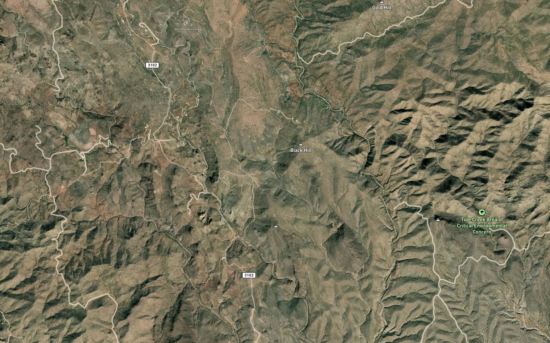 Satellite map of the Hesnnann Spring