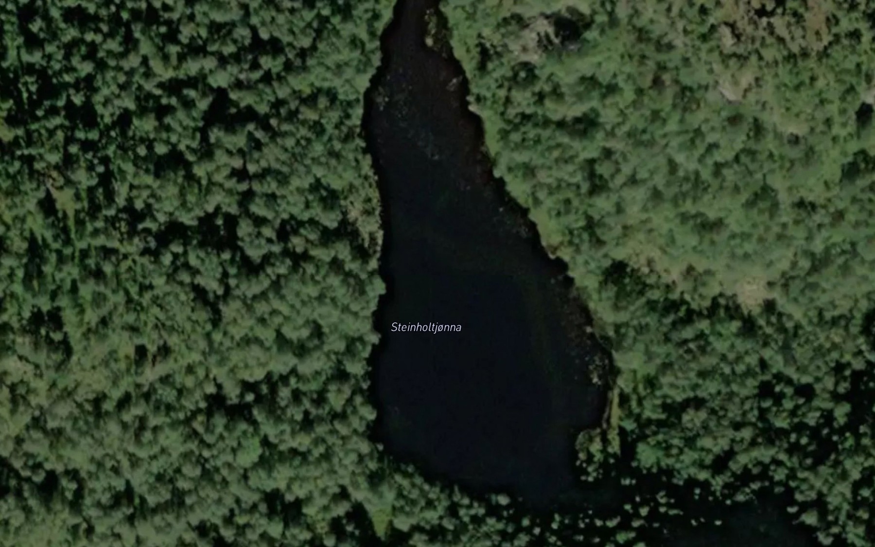 Satellite map of the Steinholtjorna