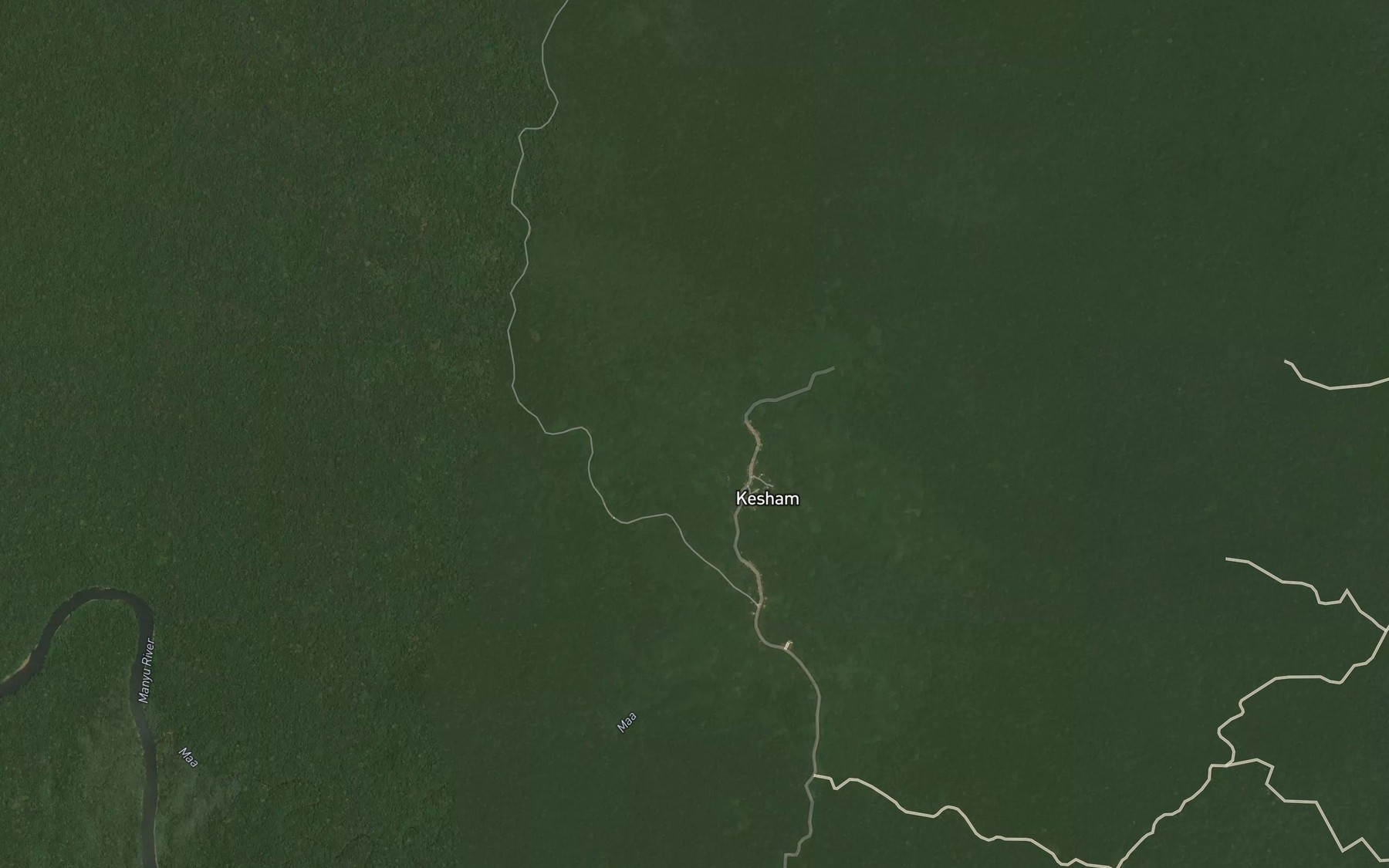 Satellite map of the Mbuley