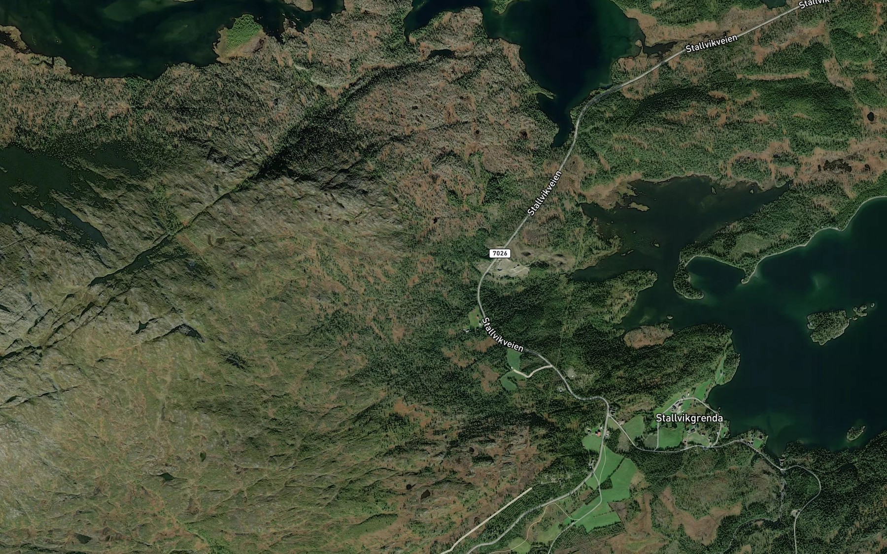 Satellite map of the Bjorknesbekken