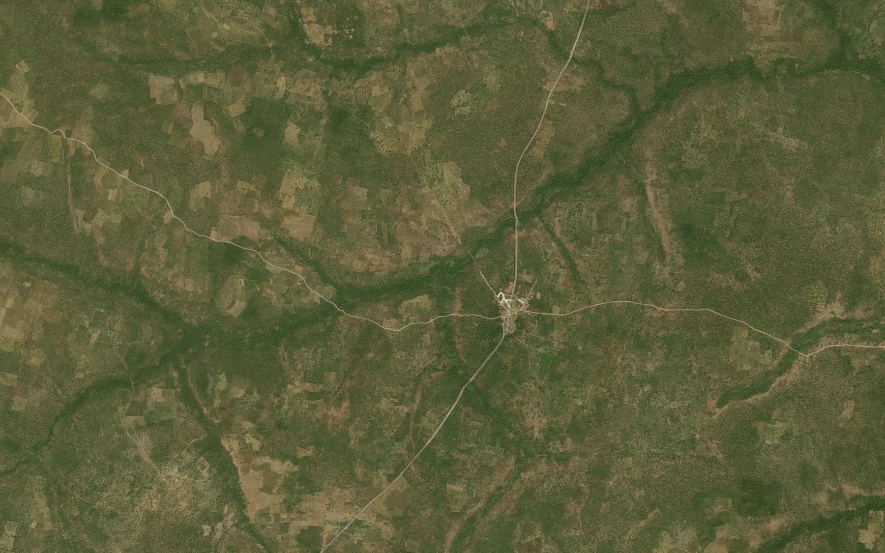 Satellite map of the River Daraku