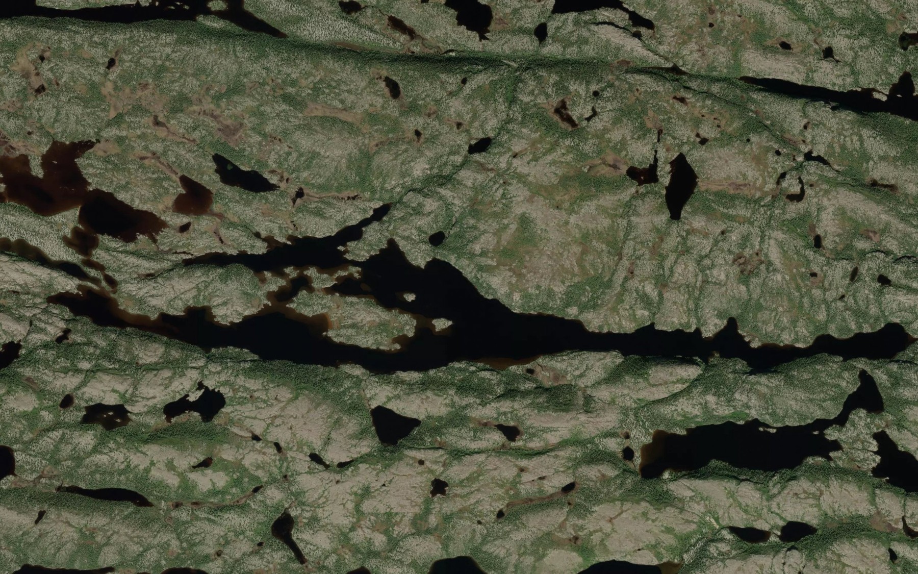 Satellite map of the Lac Mistamikap