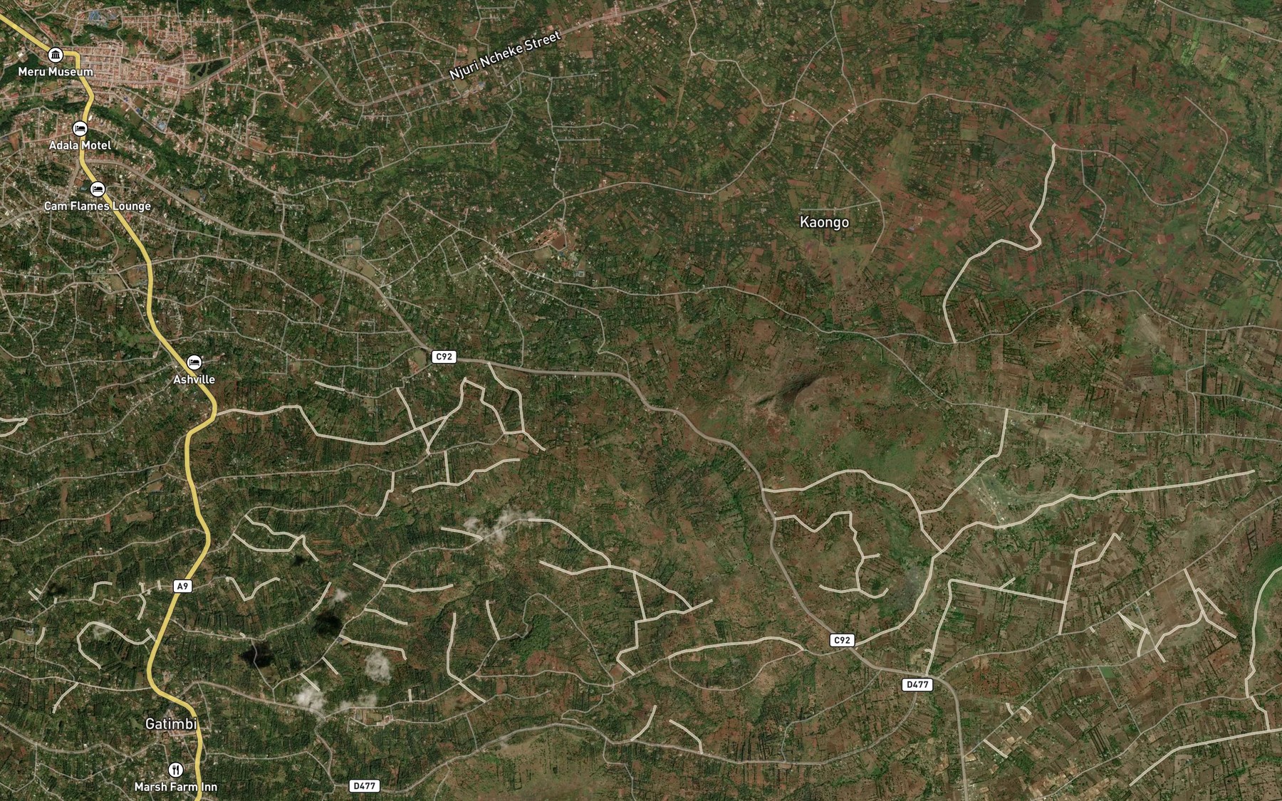 Satellite map of the Liji