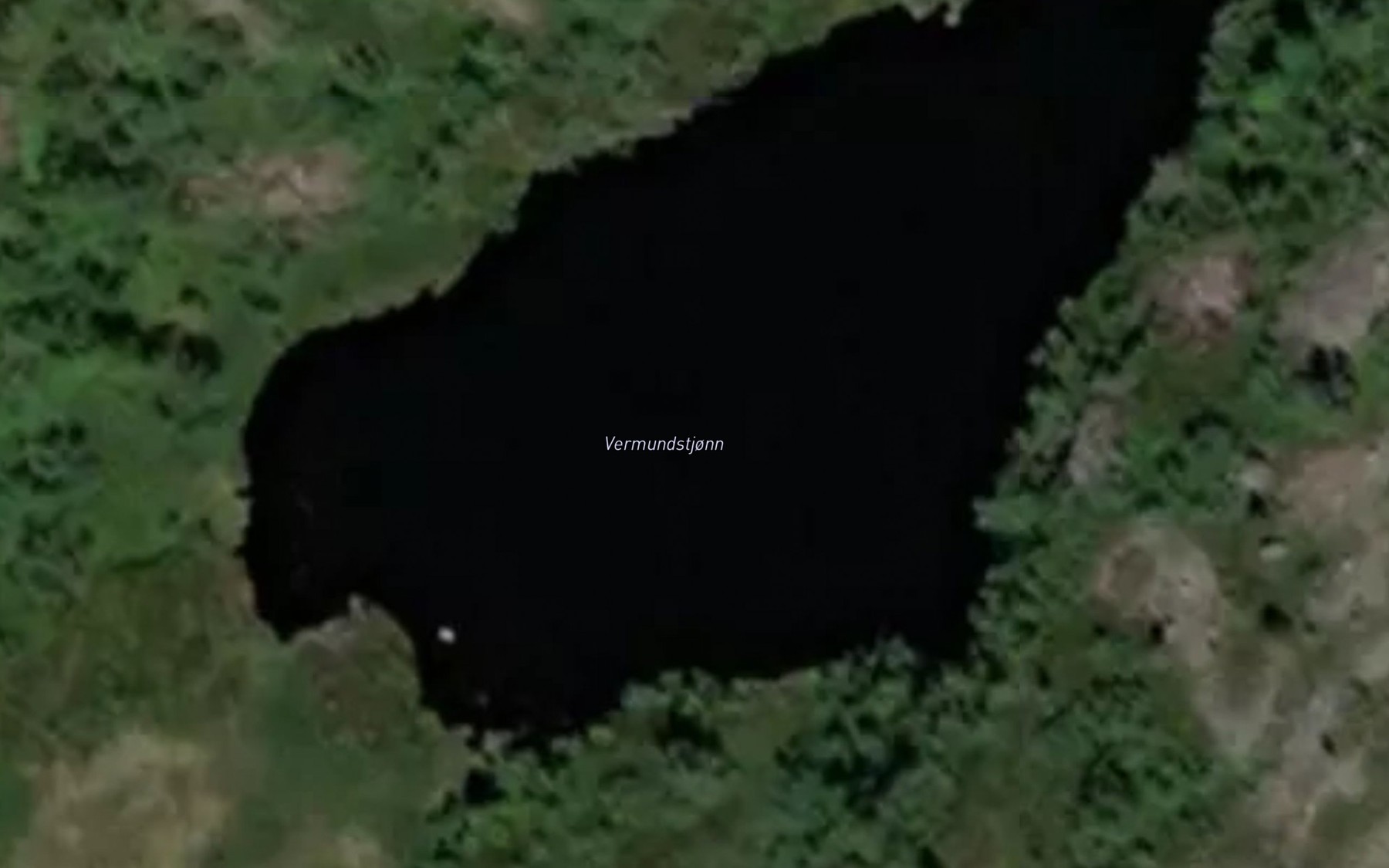 Satellite map of the Vermundstjonn