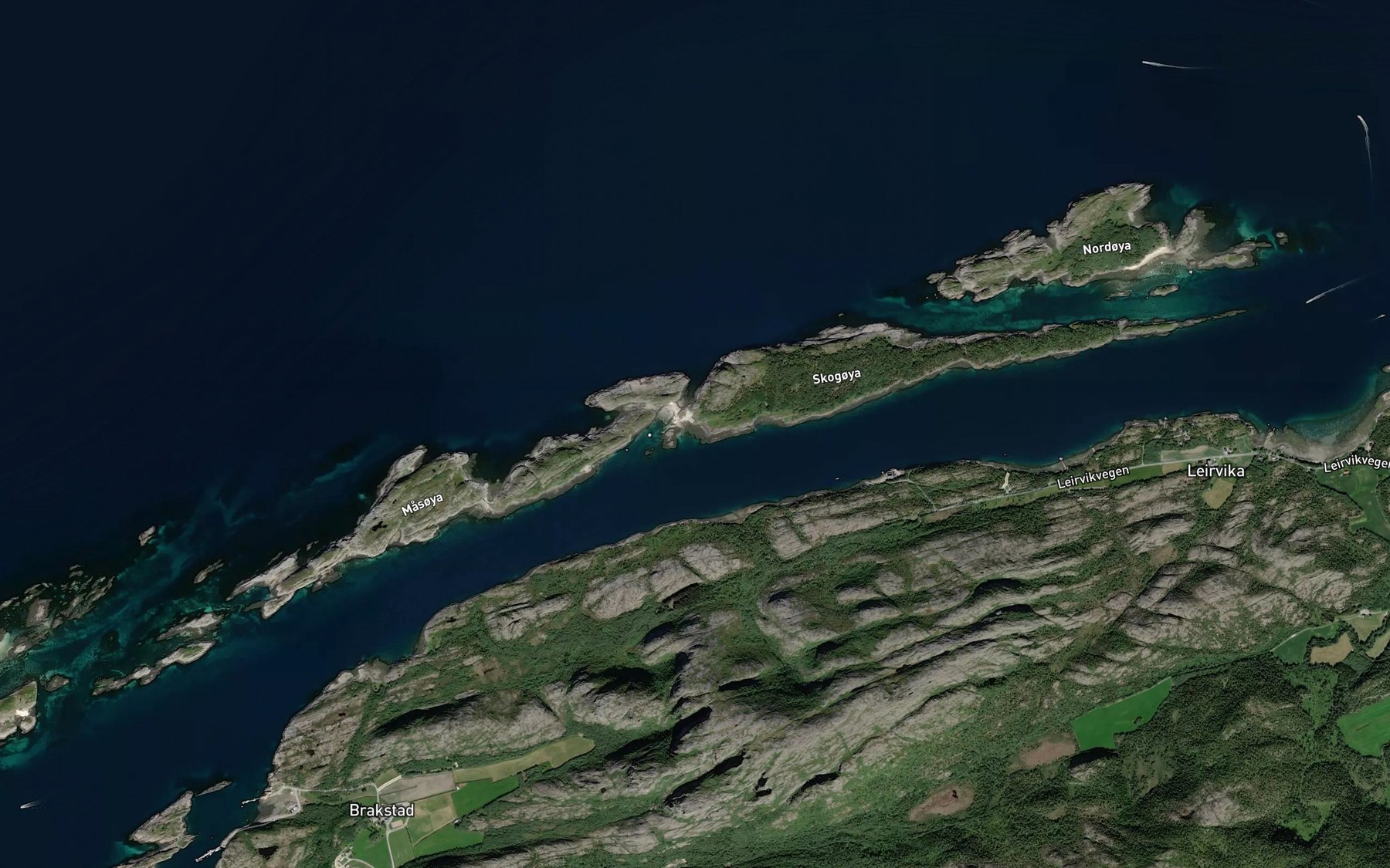 Satellite map of the Vestervika
