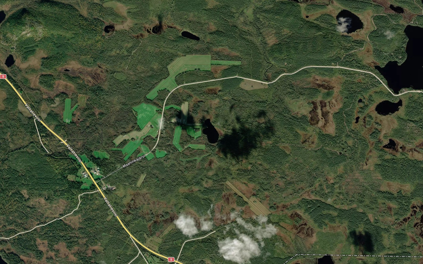 Satellite map of the Palolampi