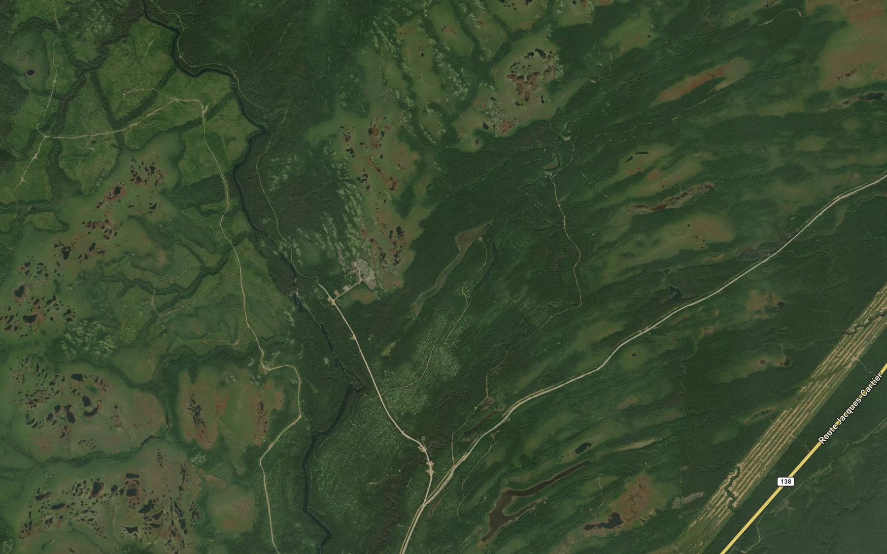 Satellite map of the Lac a Corbey