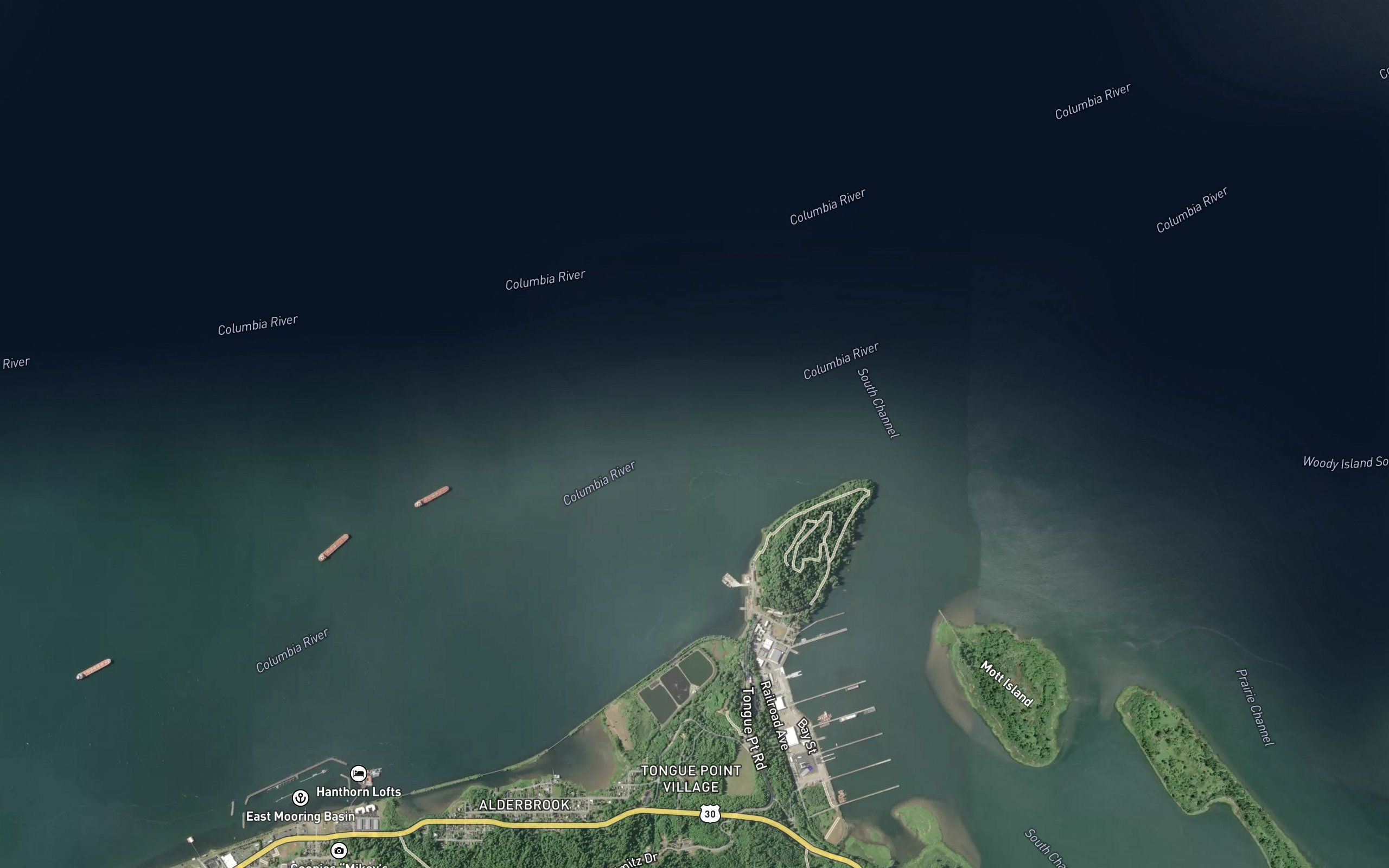 Tongue Point Channel