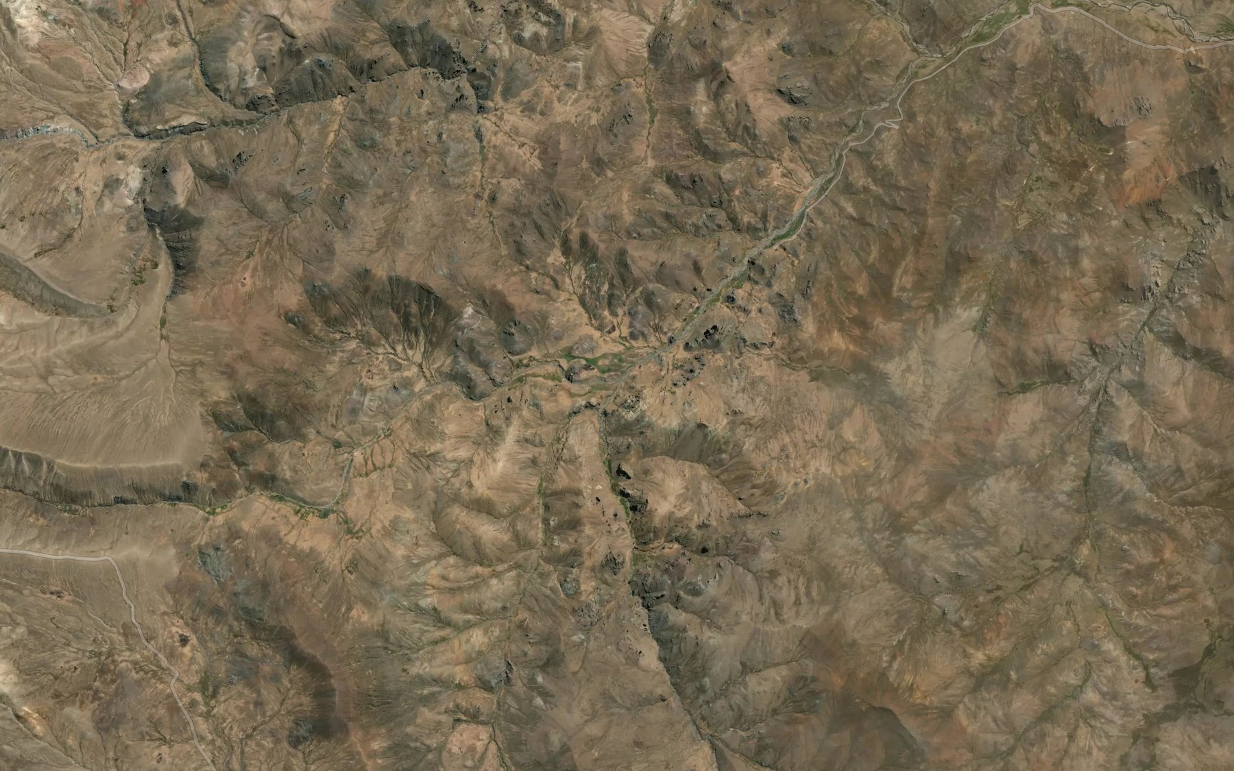 Satellite map of the Rio Chorehueco