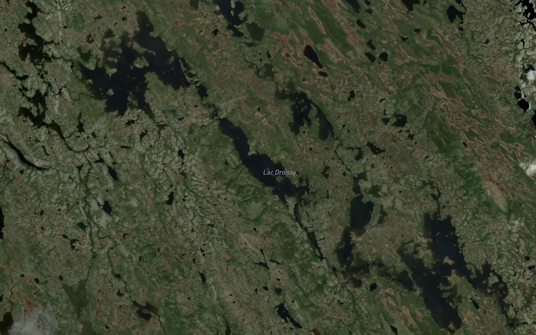 Satellite map of the Lac Droissy
