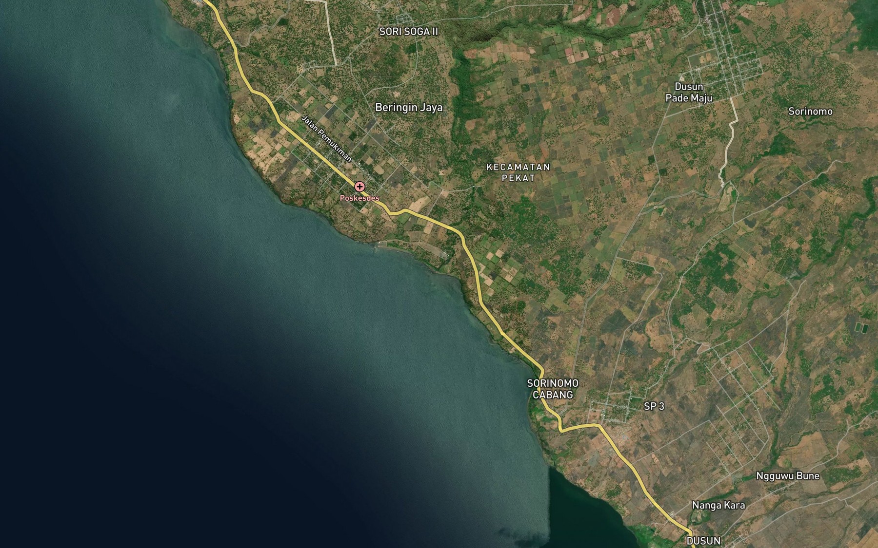 Satellite map of the Sori Nomo Satu