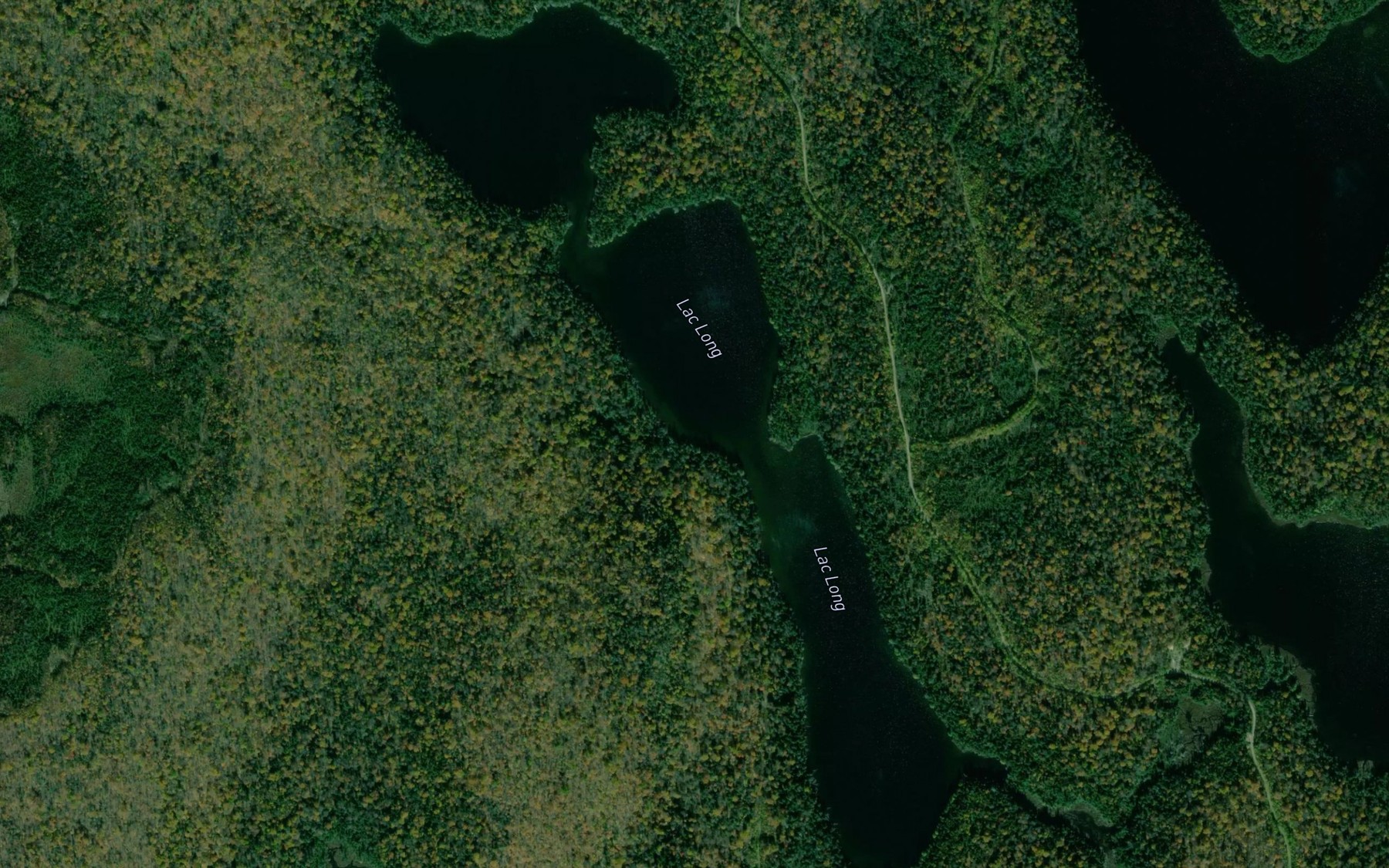 Satellite map of the Lac Long