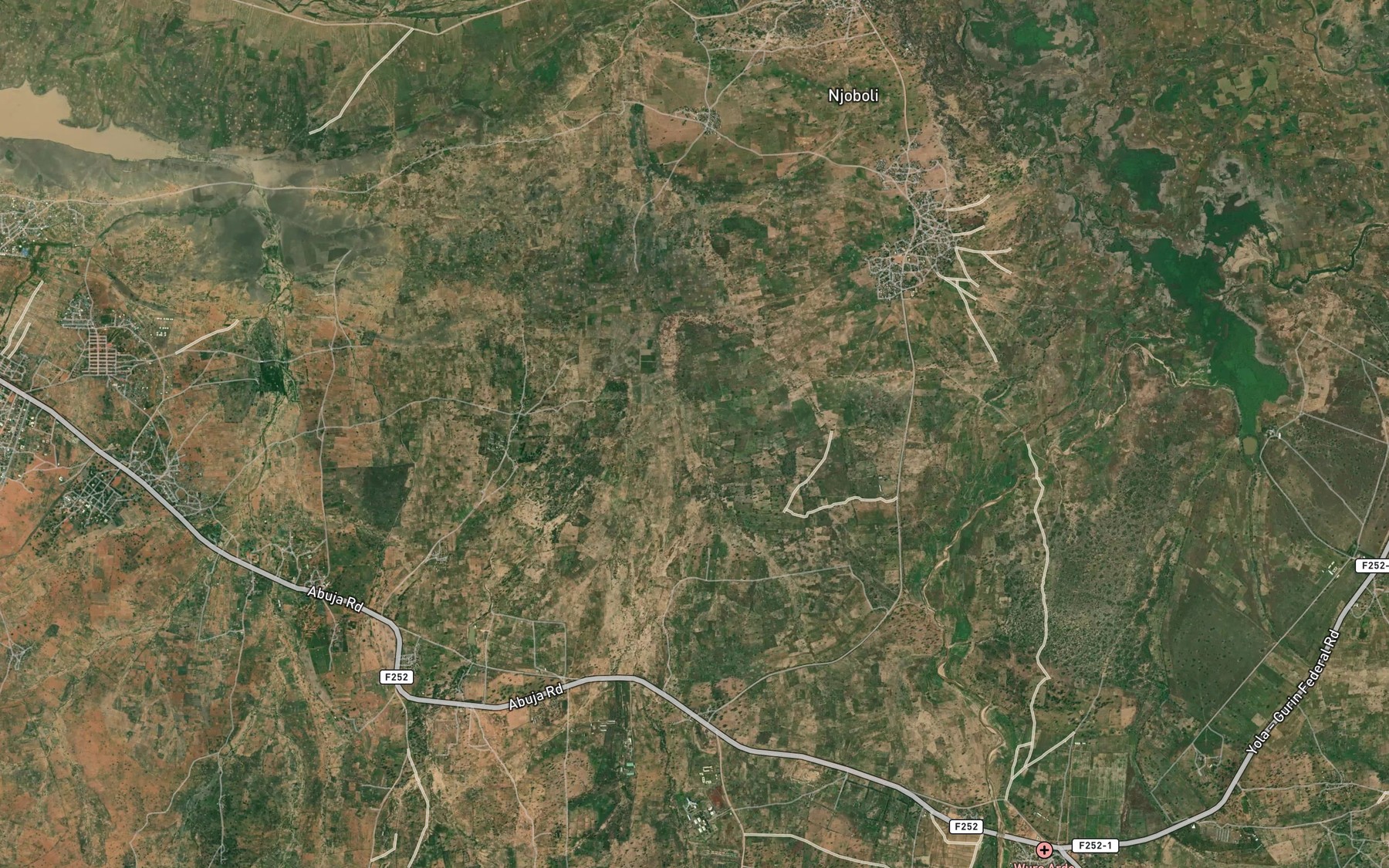 Satellite map of the Mayel Shuwari