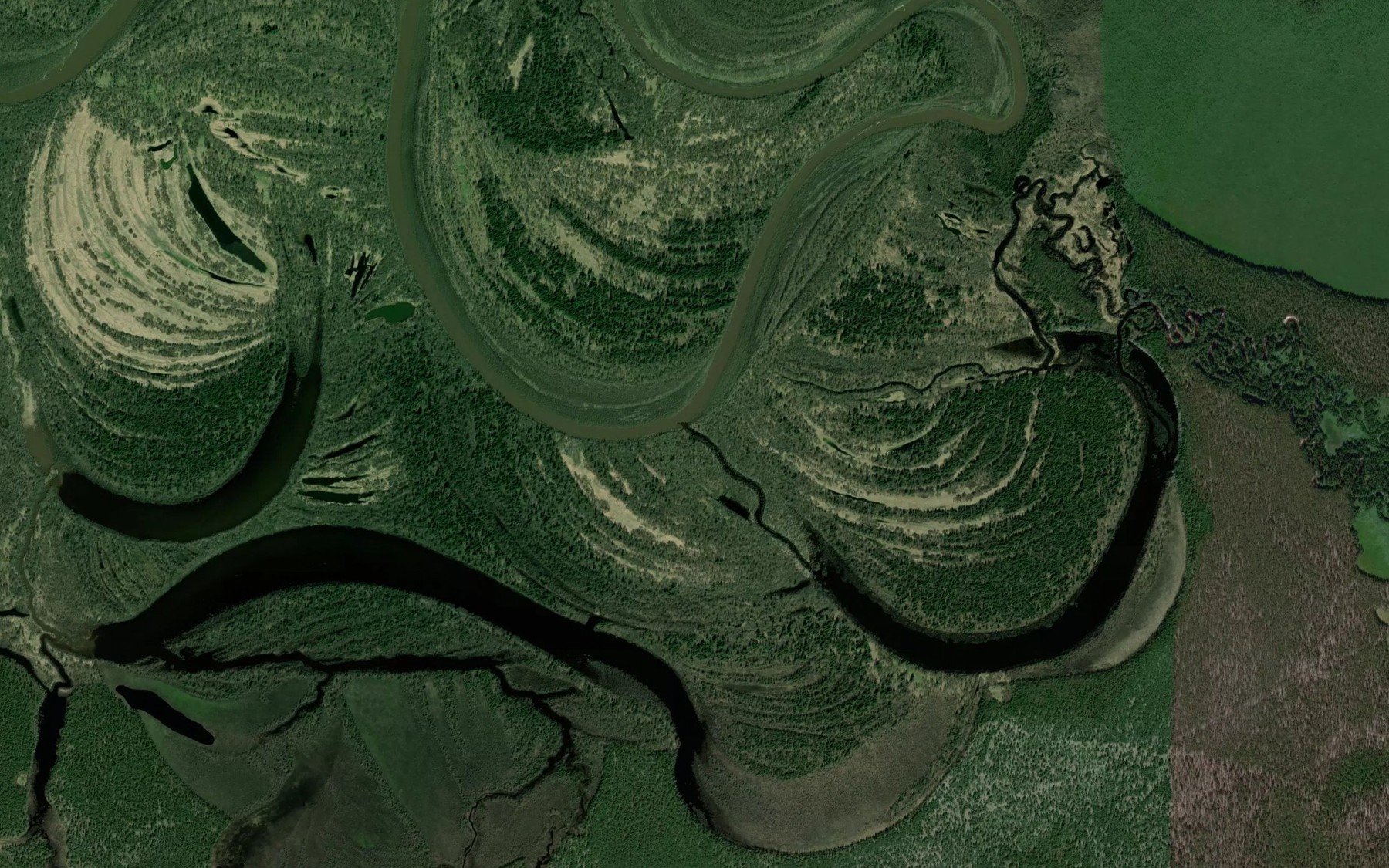 Satellite map of the Matey