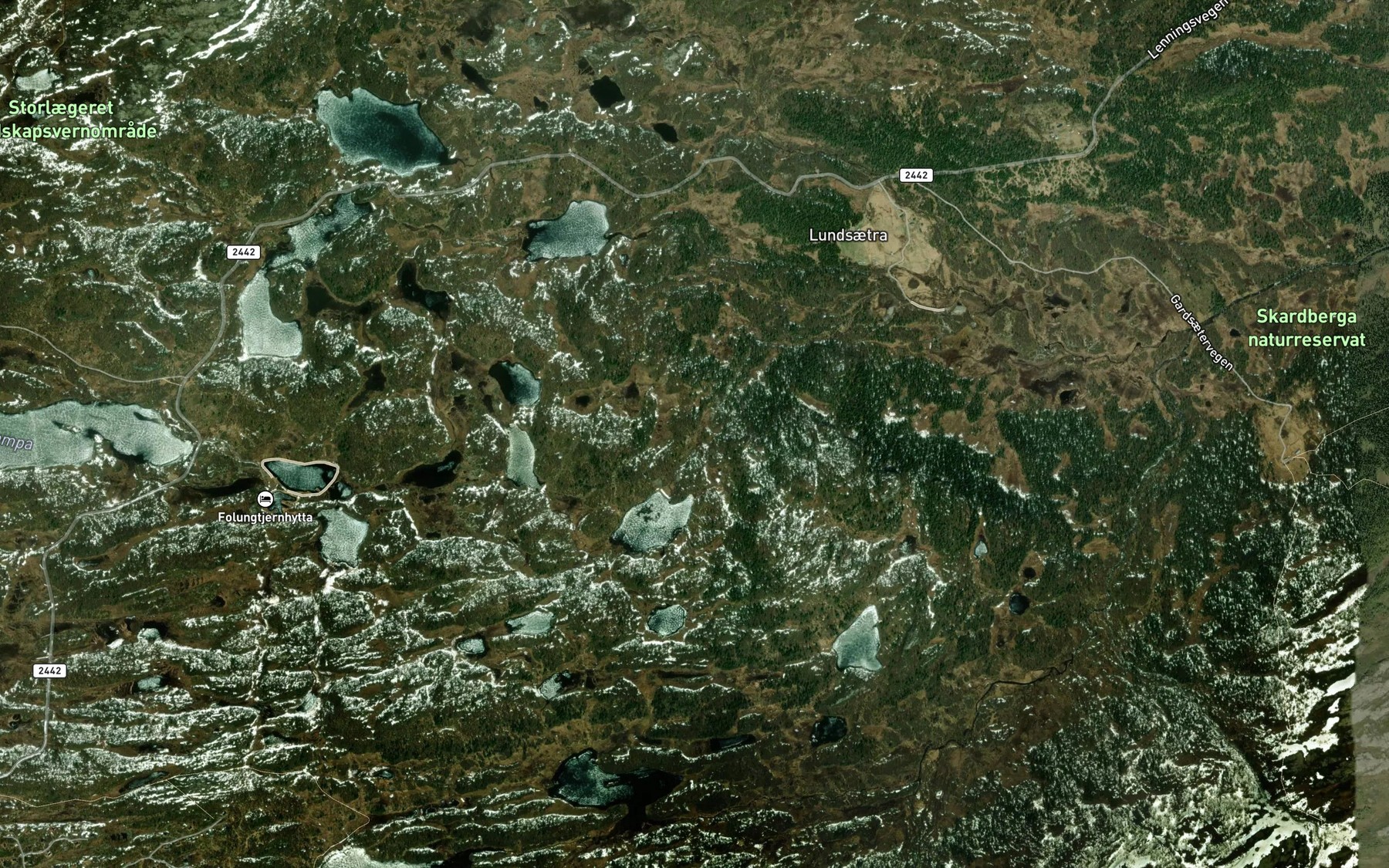 Satellite map of the Fabbrobekken