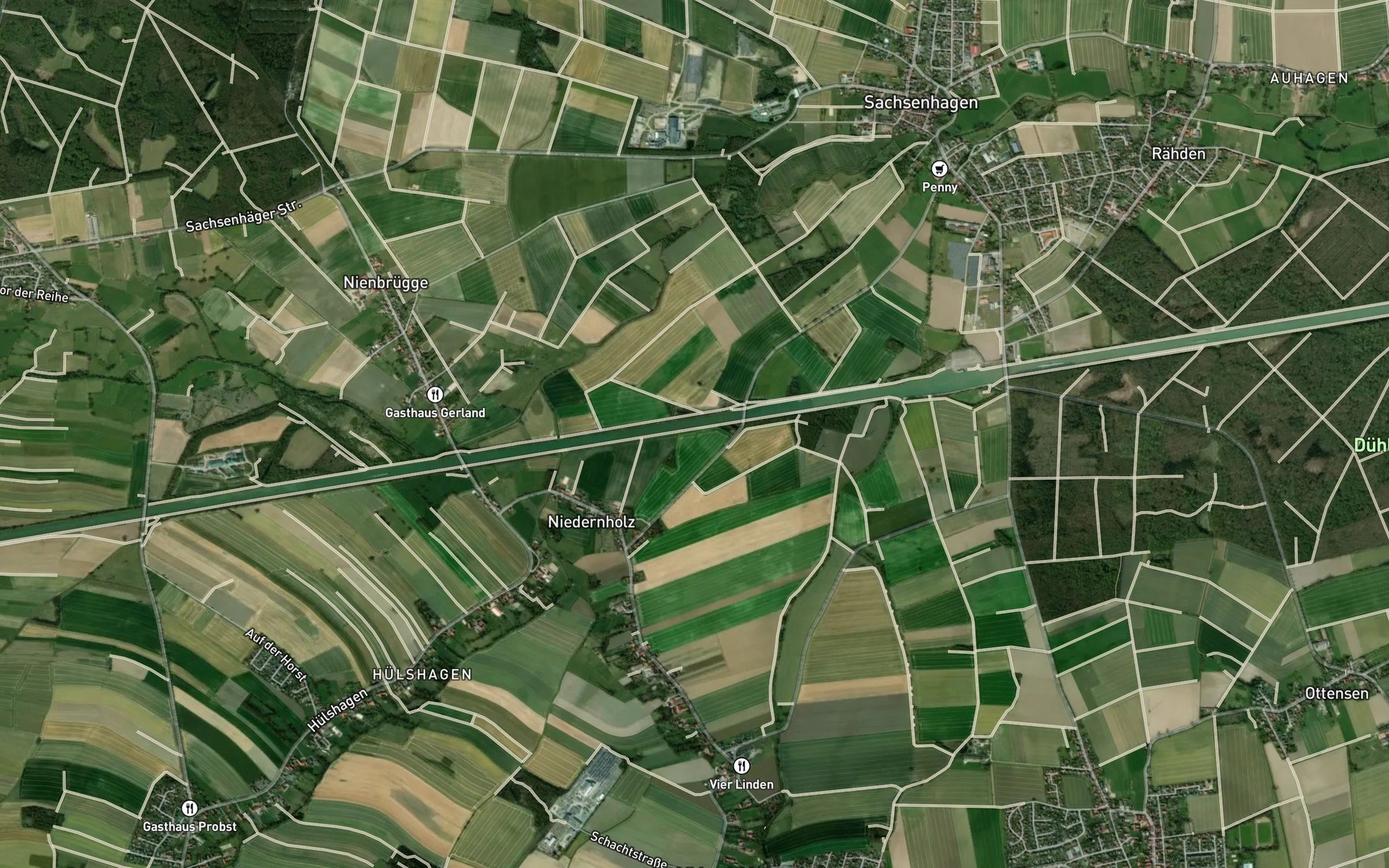 Satellite map of the Holpe