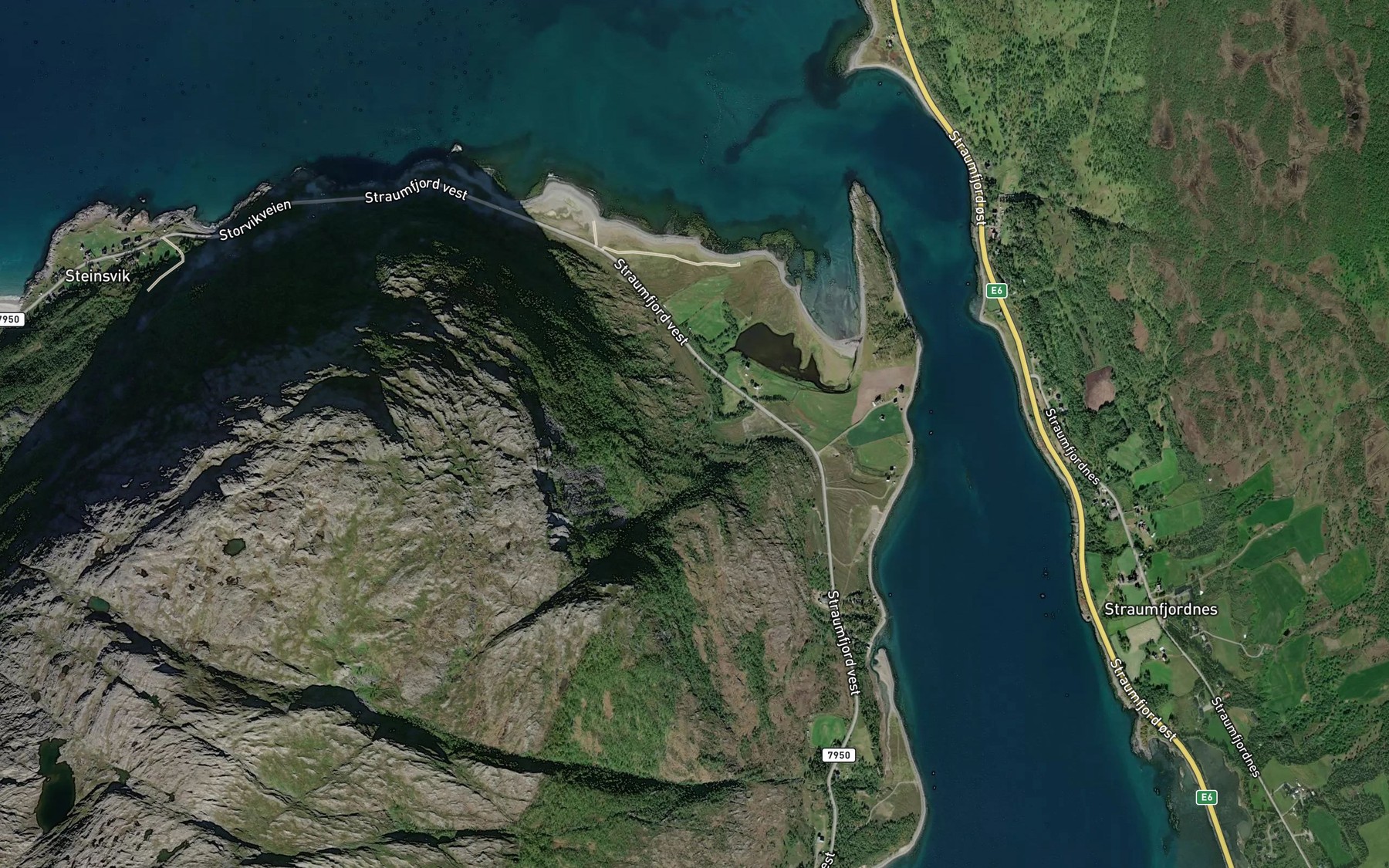 Satellite map of the Vuopielva