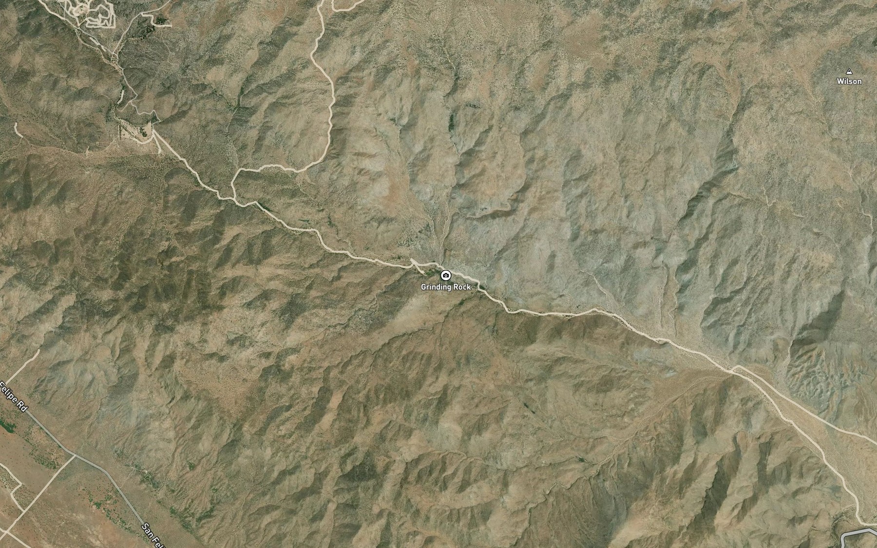 Satellite map of the Angelina Spring