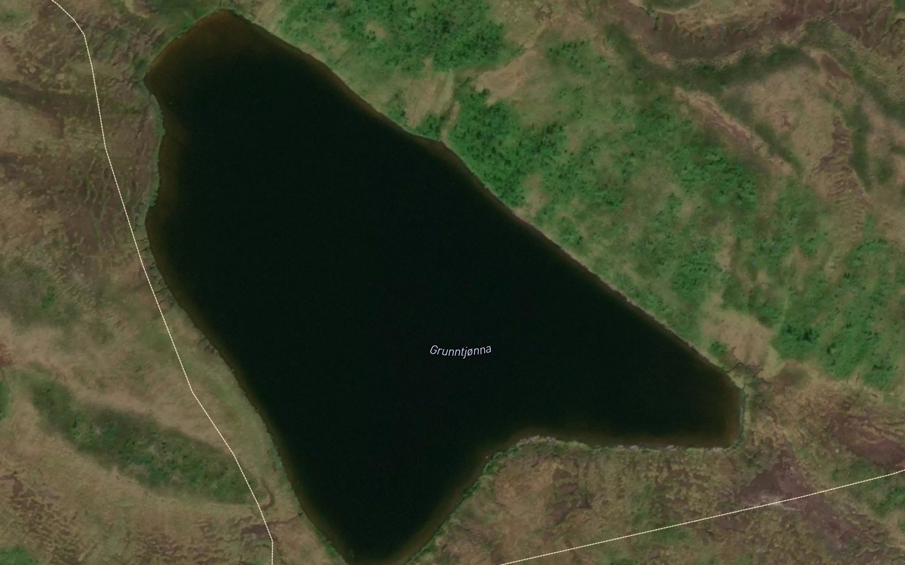 Satellite map of the Grunntjonna