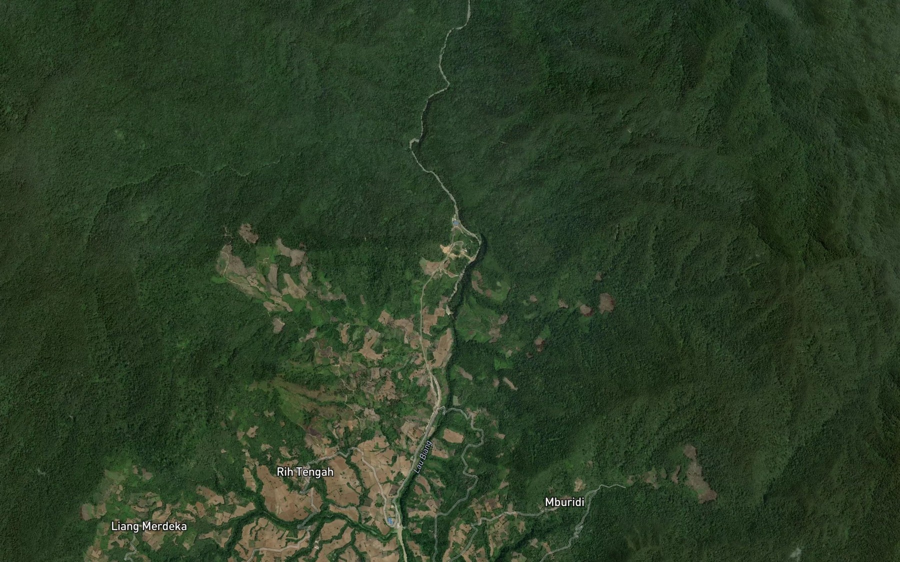 Satellite map of the Lao Ndarong