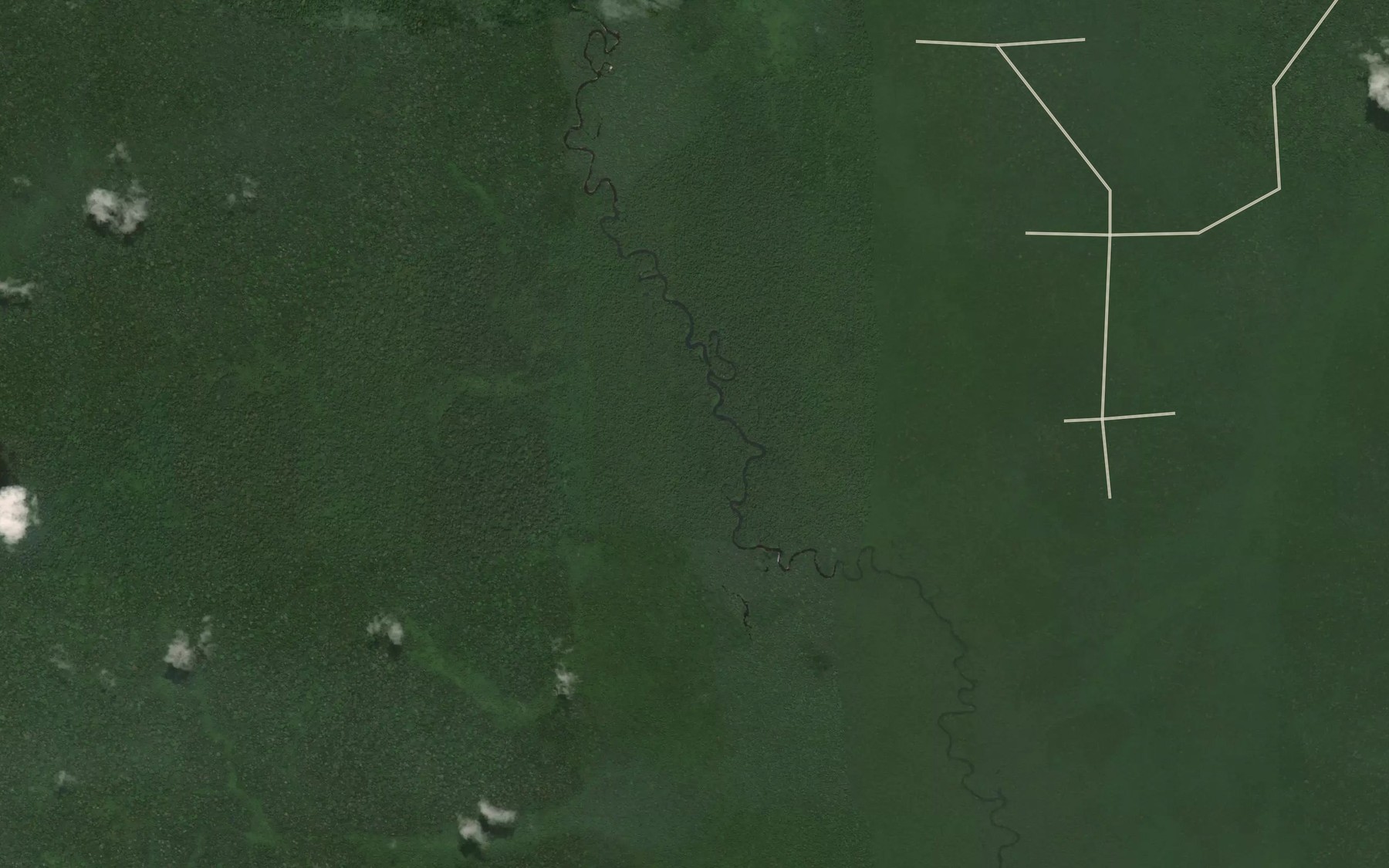Satellite map of the Nobiho