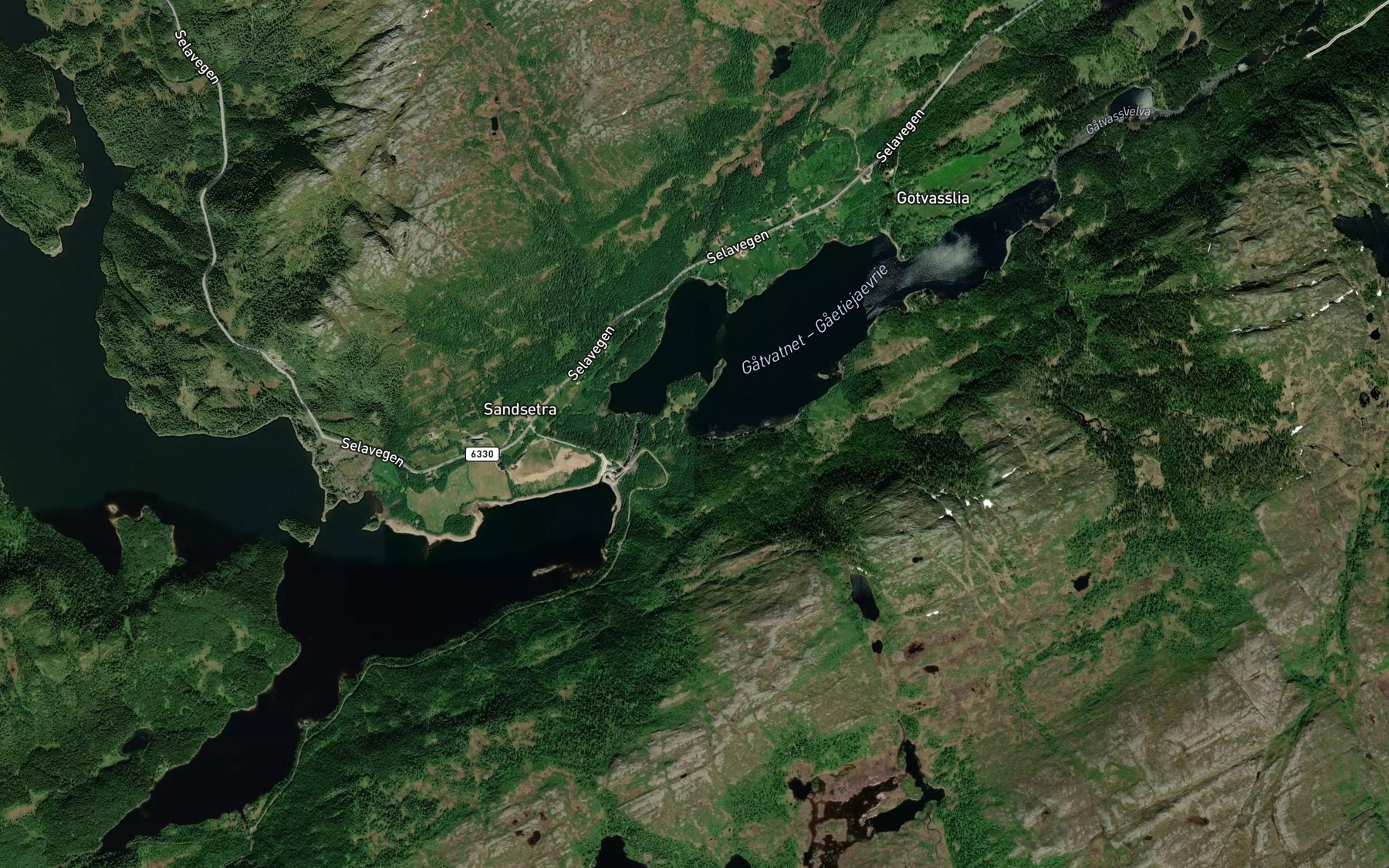 Satellite map of the Holmbukta