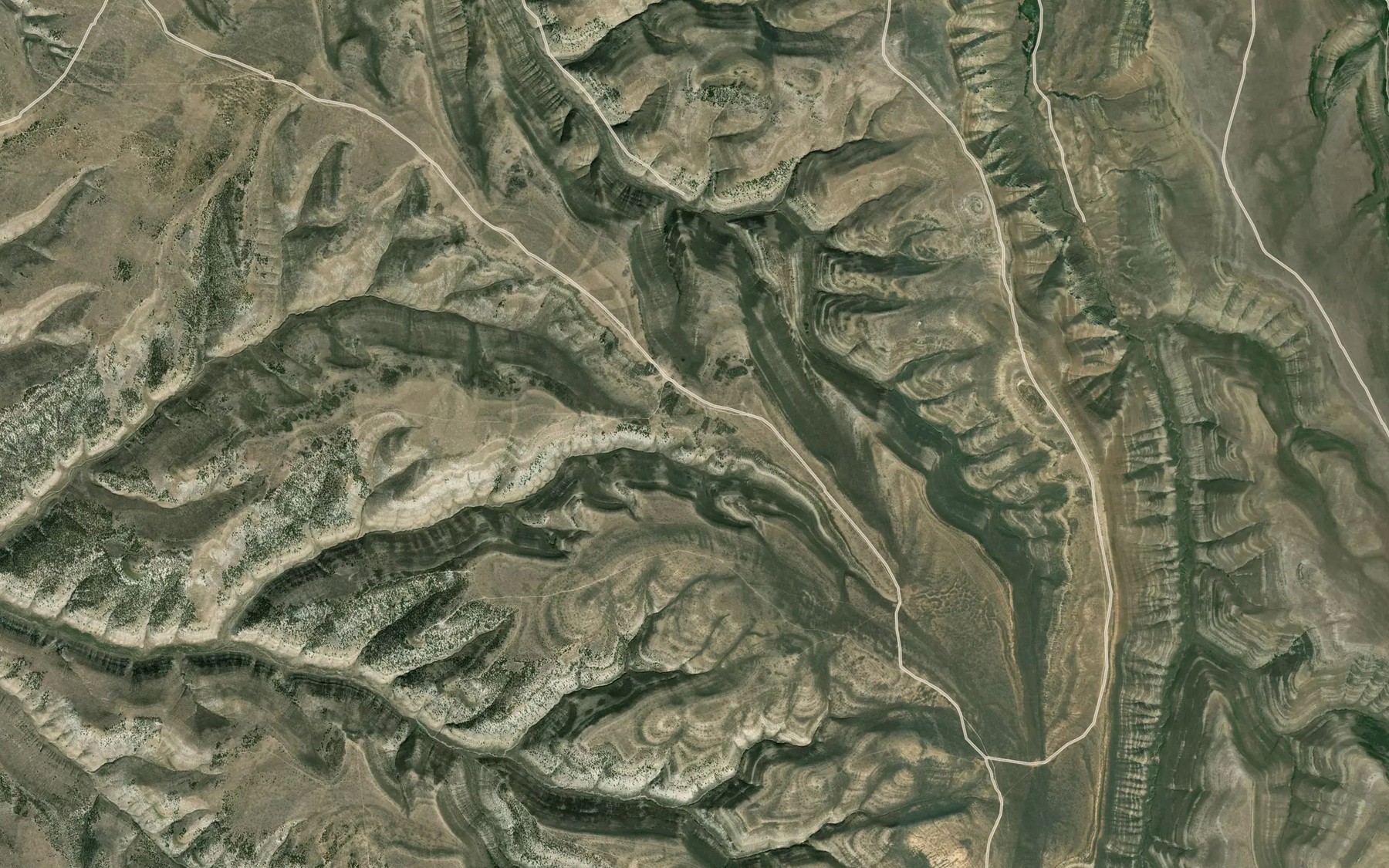 Satellite map of the Spitzi Spring