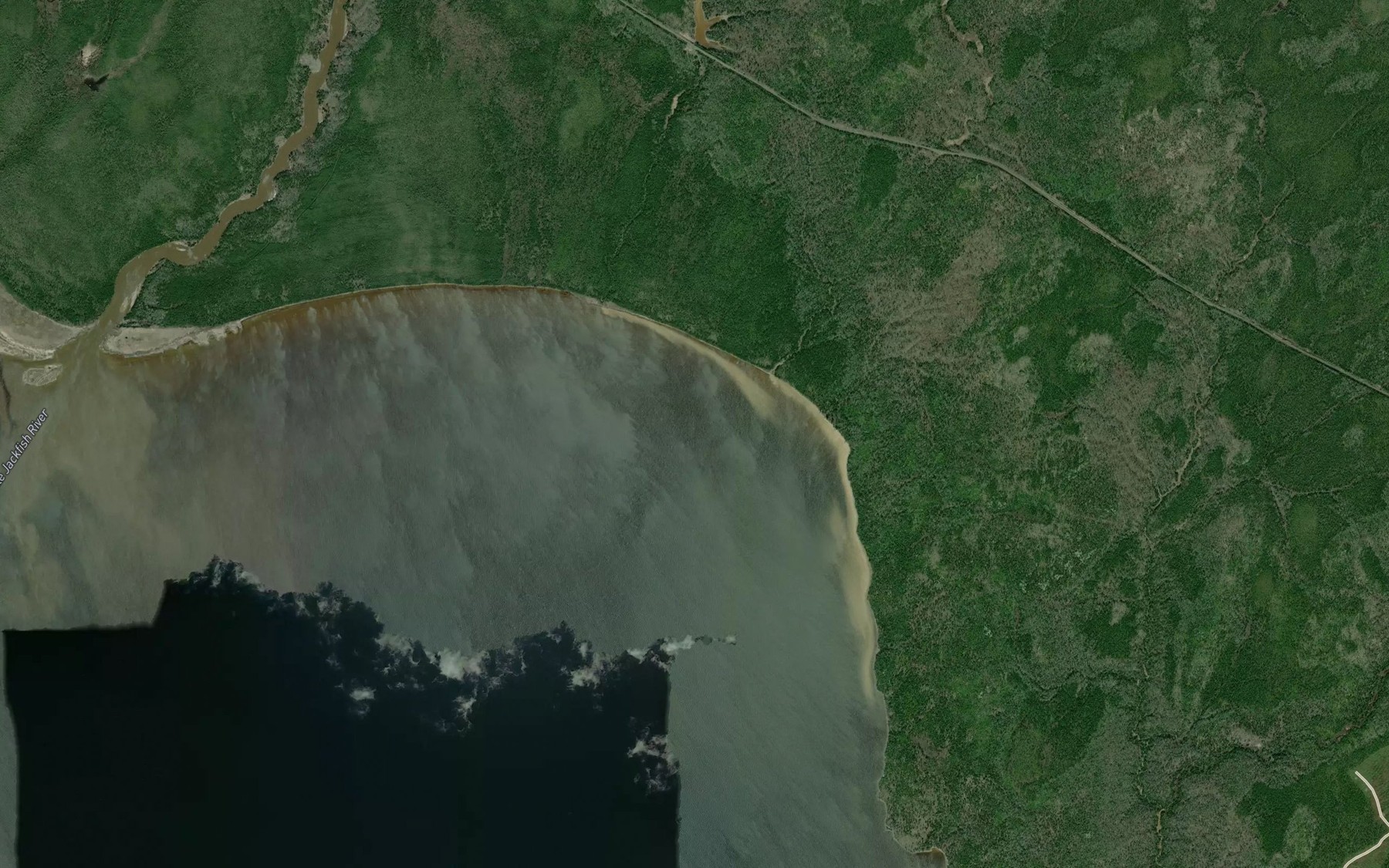 Satellite map of the Post Bay