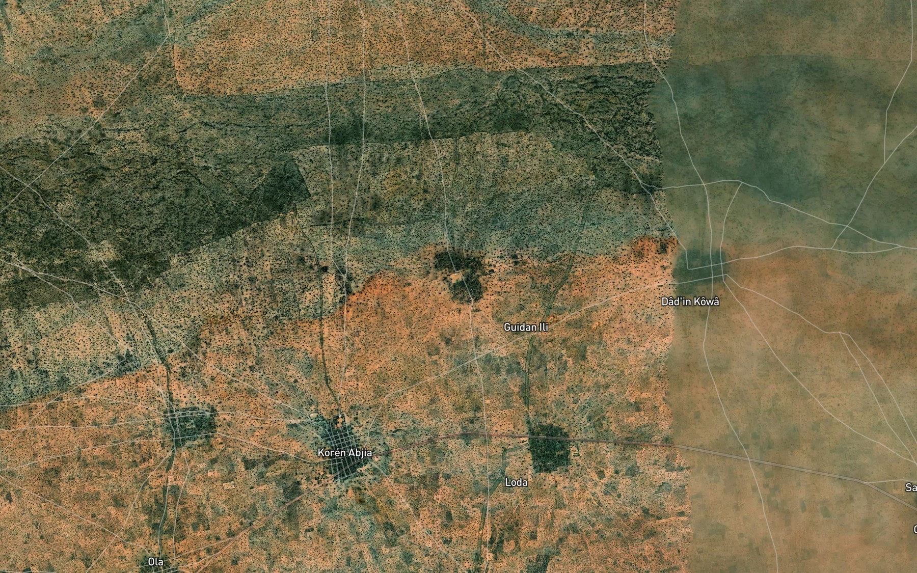Satellite map of the Guidan Gamao