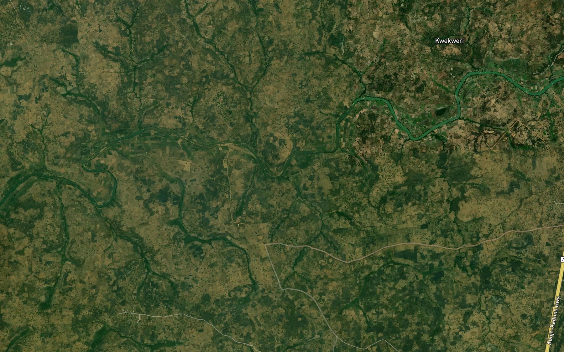 Satellite map of the River Ife