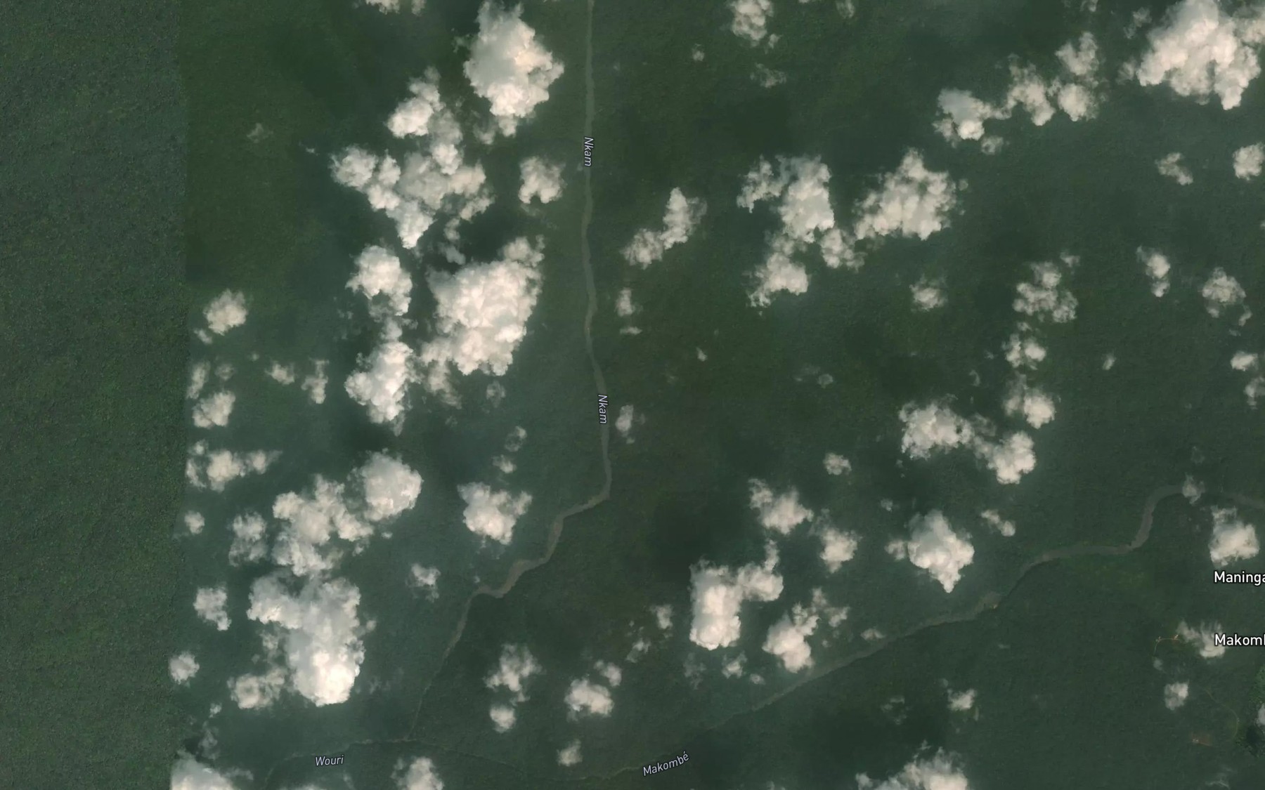 Satellite map of the Mekoko